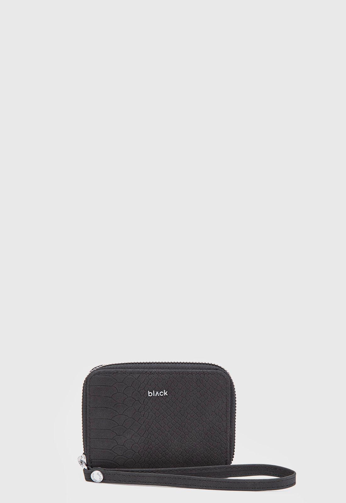 Billetera Snake Black Mini Black Bubba-1