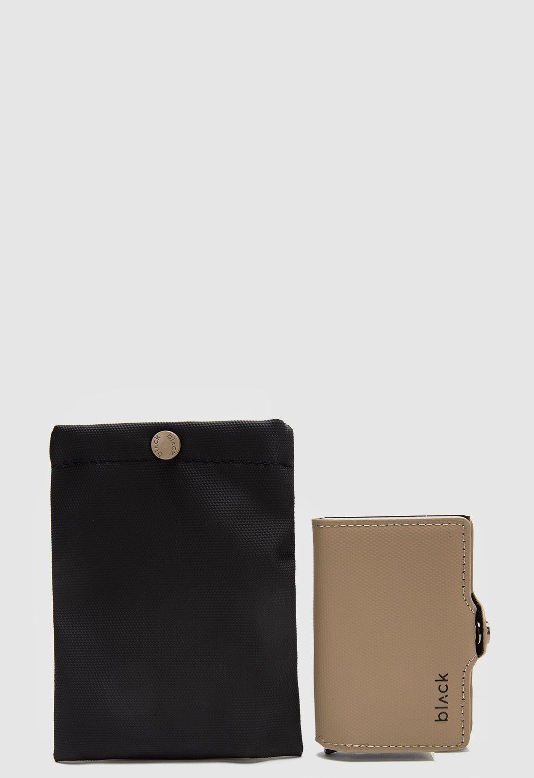 Billetera Smart Manson Sand Black Bubba-4