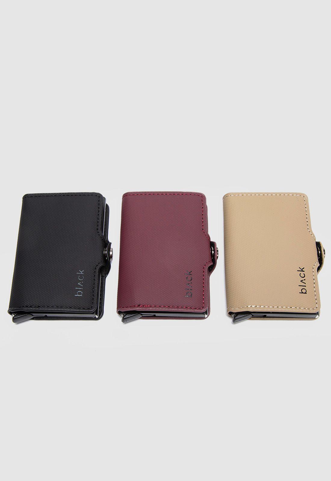 Billetera Smart Manson Sand Black Bubba-5