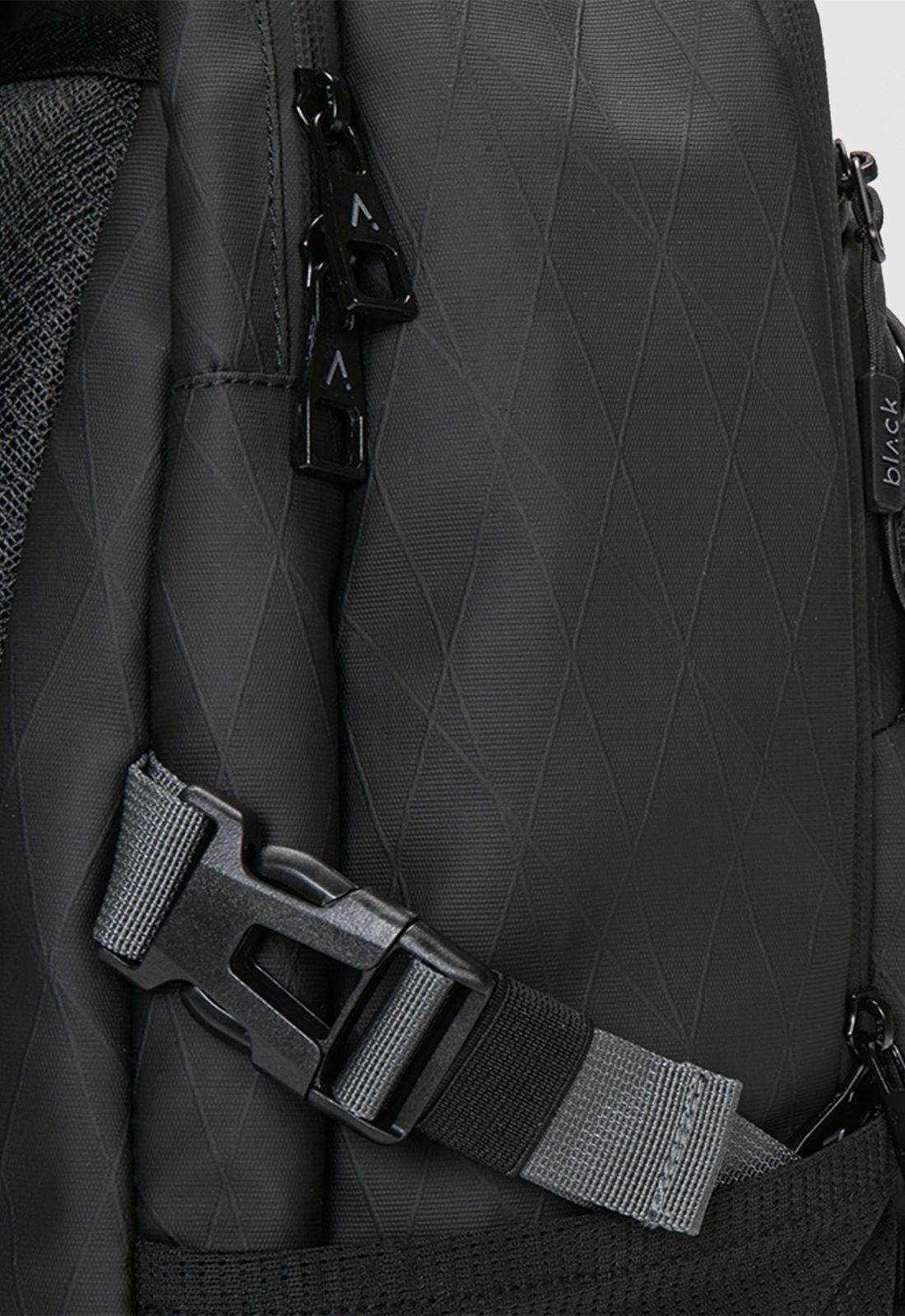 Mochila Outdoor 30 Lts Black Black Bubba-6