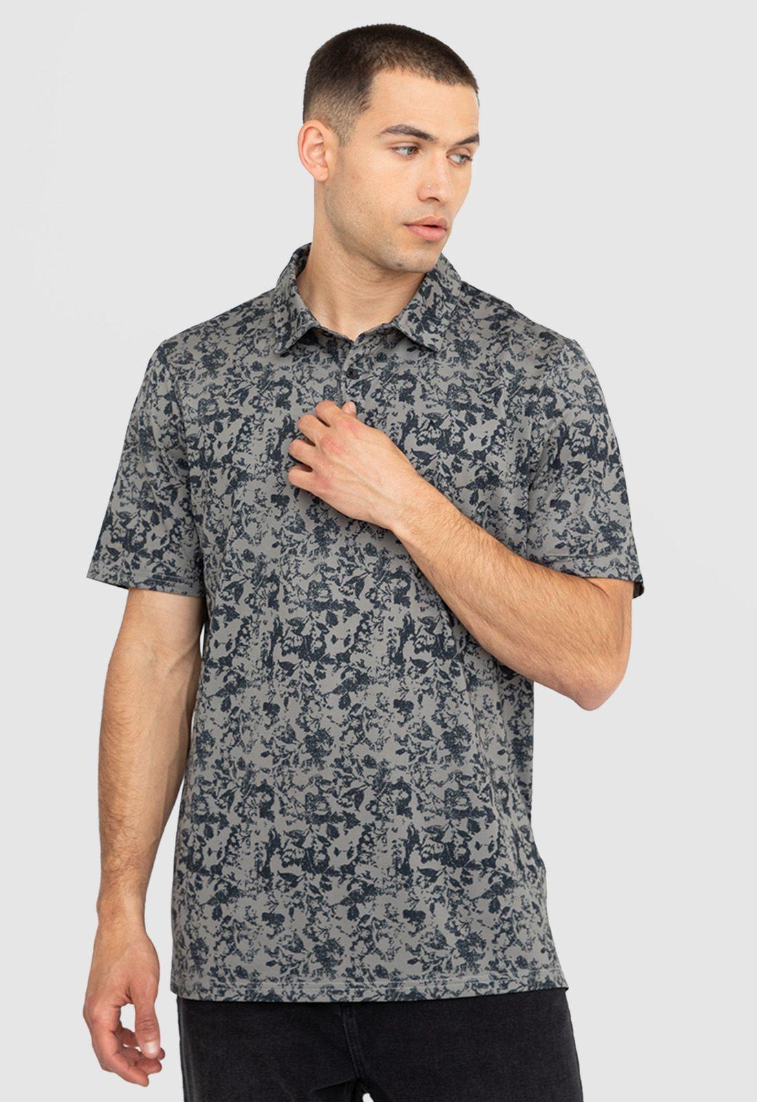 Polera Golf Gris Oscuro Black Bubba-0