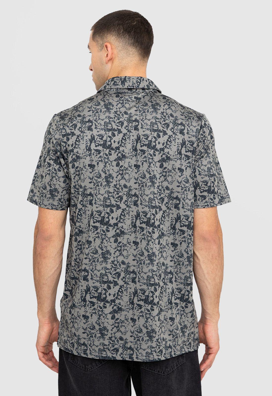 Polera Golf Gris Oscuro Black Bubba-1