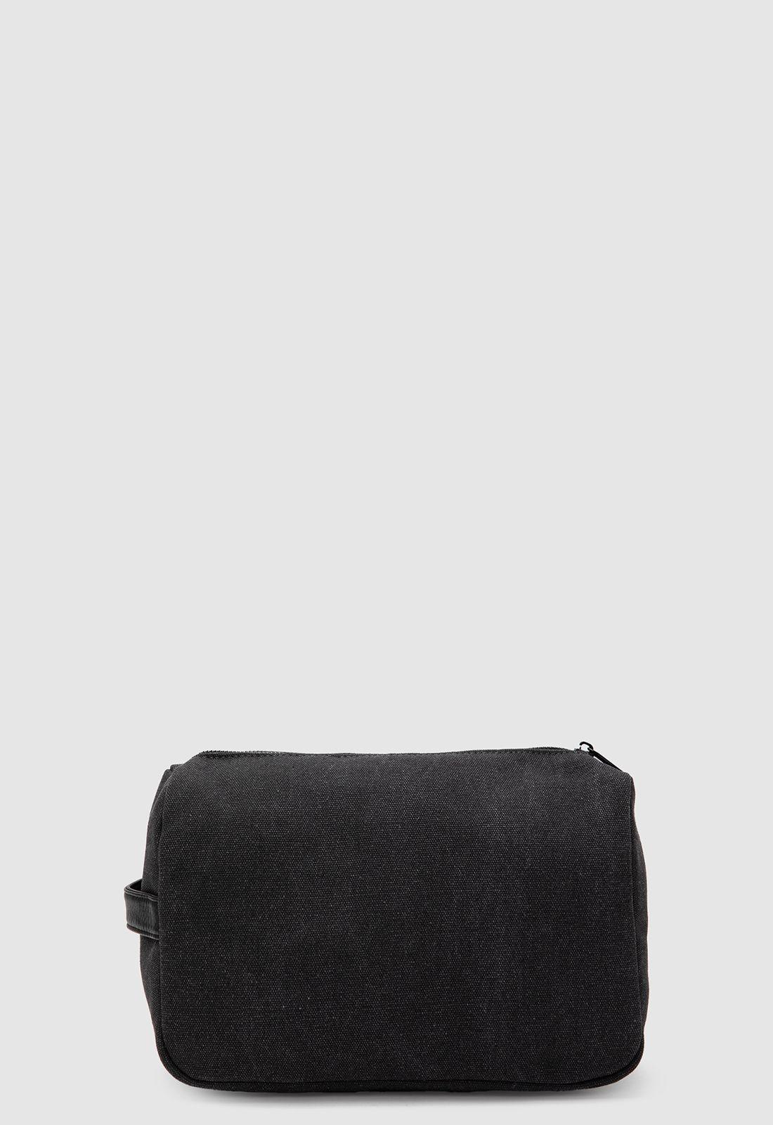 Neceser Canvas Grey Black Bubba-2