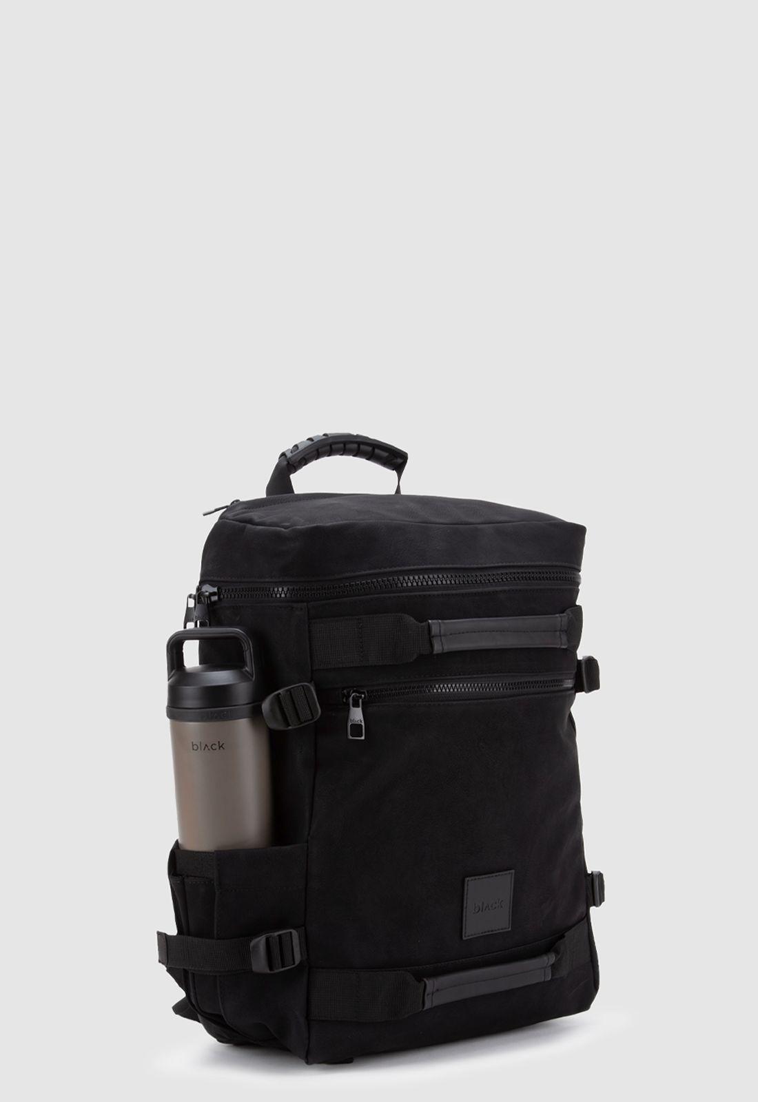 Mochila Austin Straps Black Black Bubba-2
