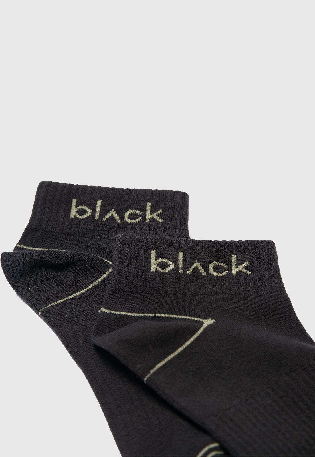 Short Socks Line Stretch Green Black Bubba-2