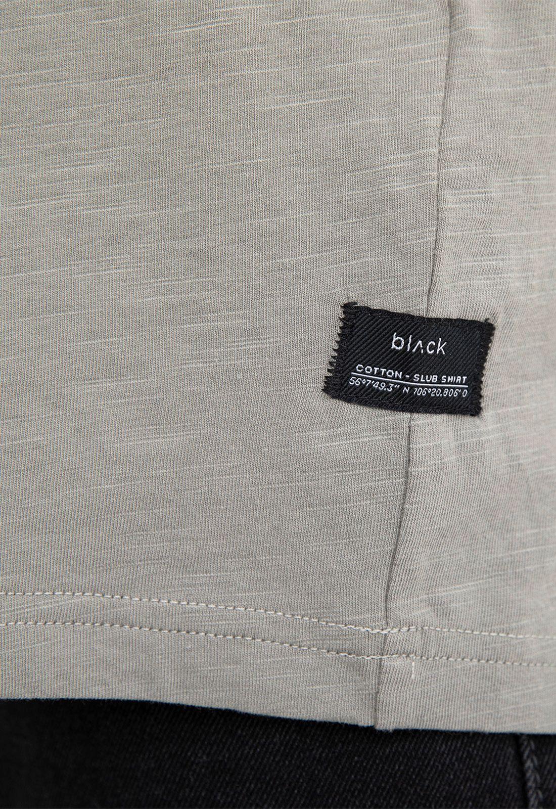 Polera Slub Cotton Gris Black Bubba-3