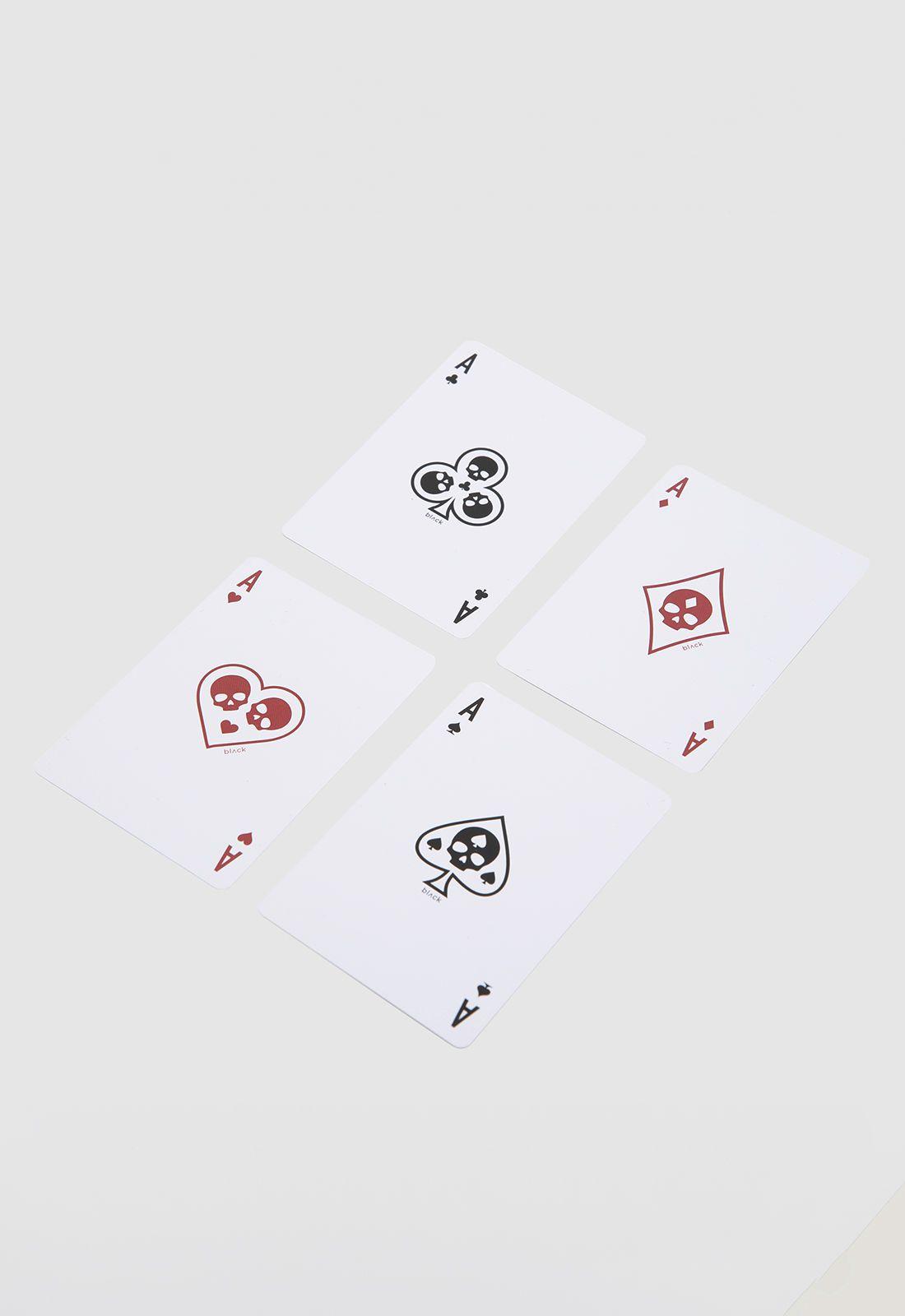 Juego De Cartas Skull Black Bubba-4