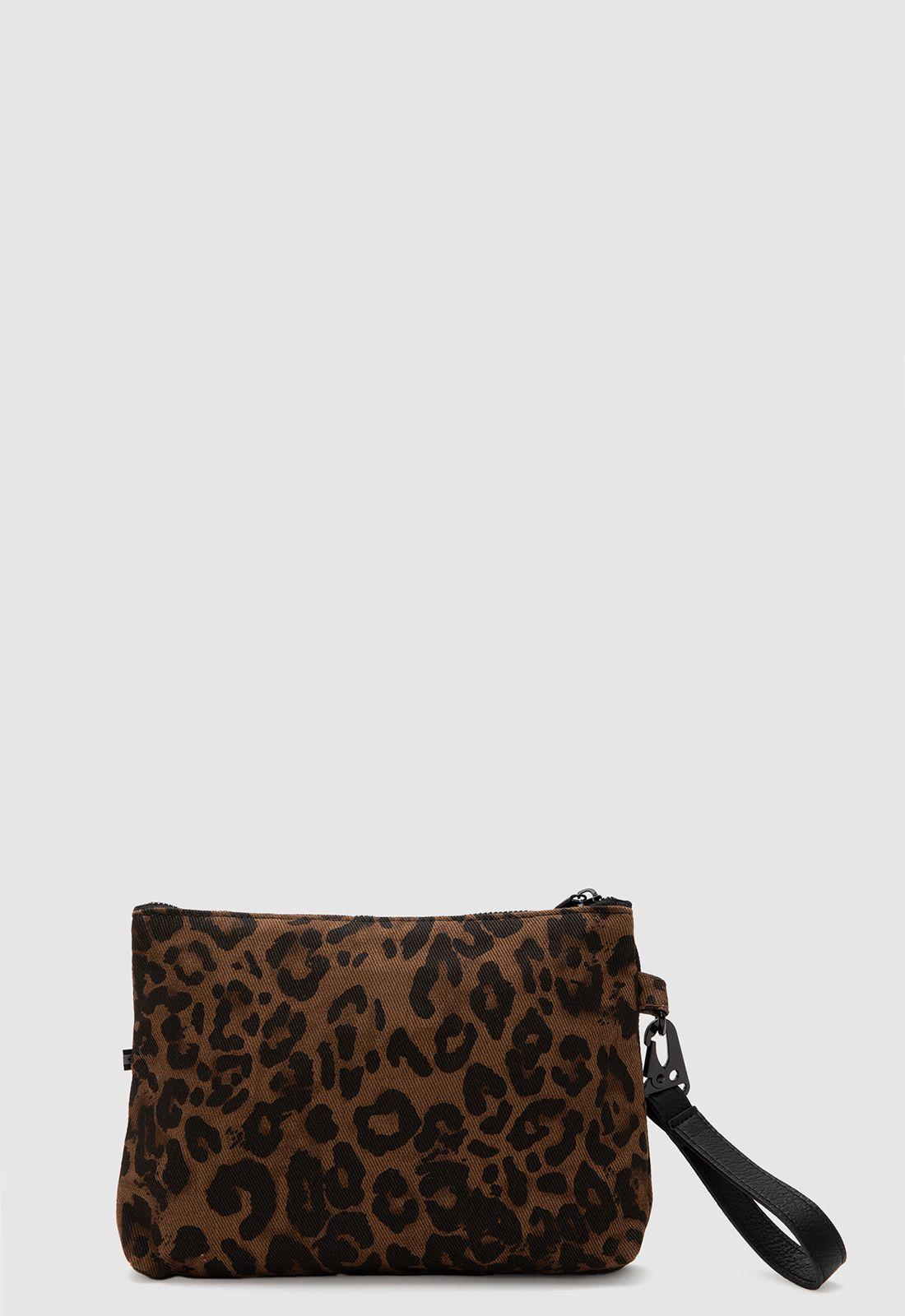 Clutch Canvas Leo Black Bubba-2