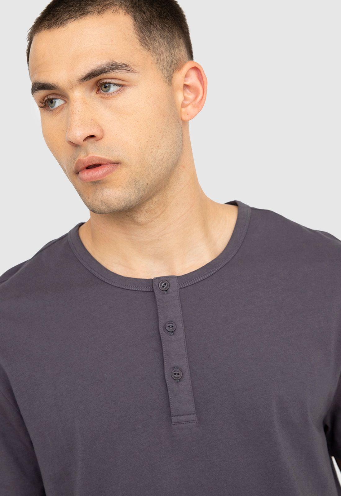 Polera Henley Stone Black Bubba-2