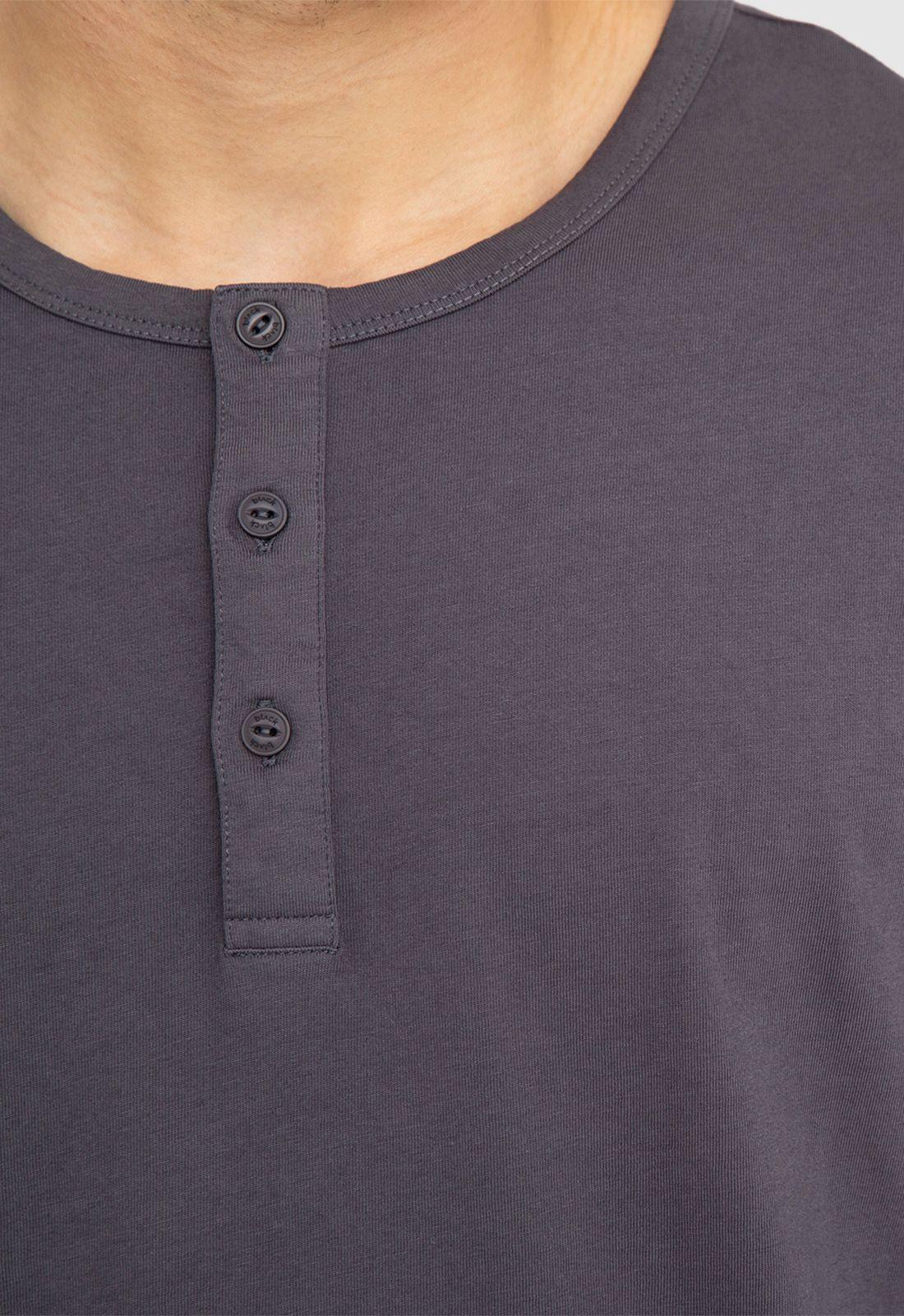 Polera Henley Stone Black Bubba-3