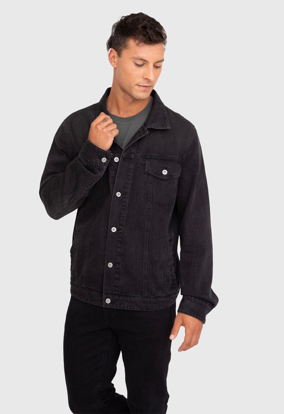 Chaqueta De Jeans Dark Black Bubba-0
