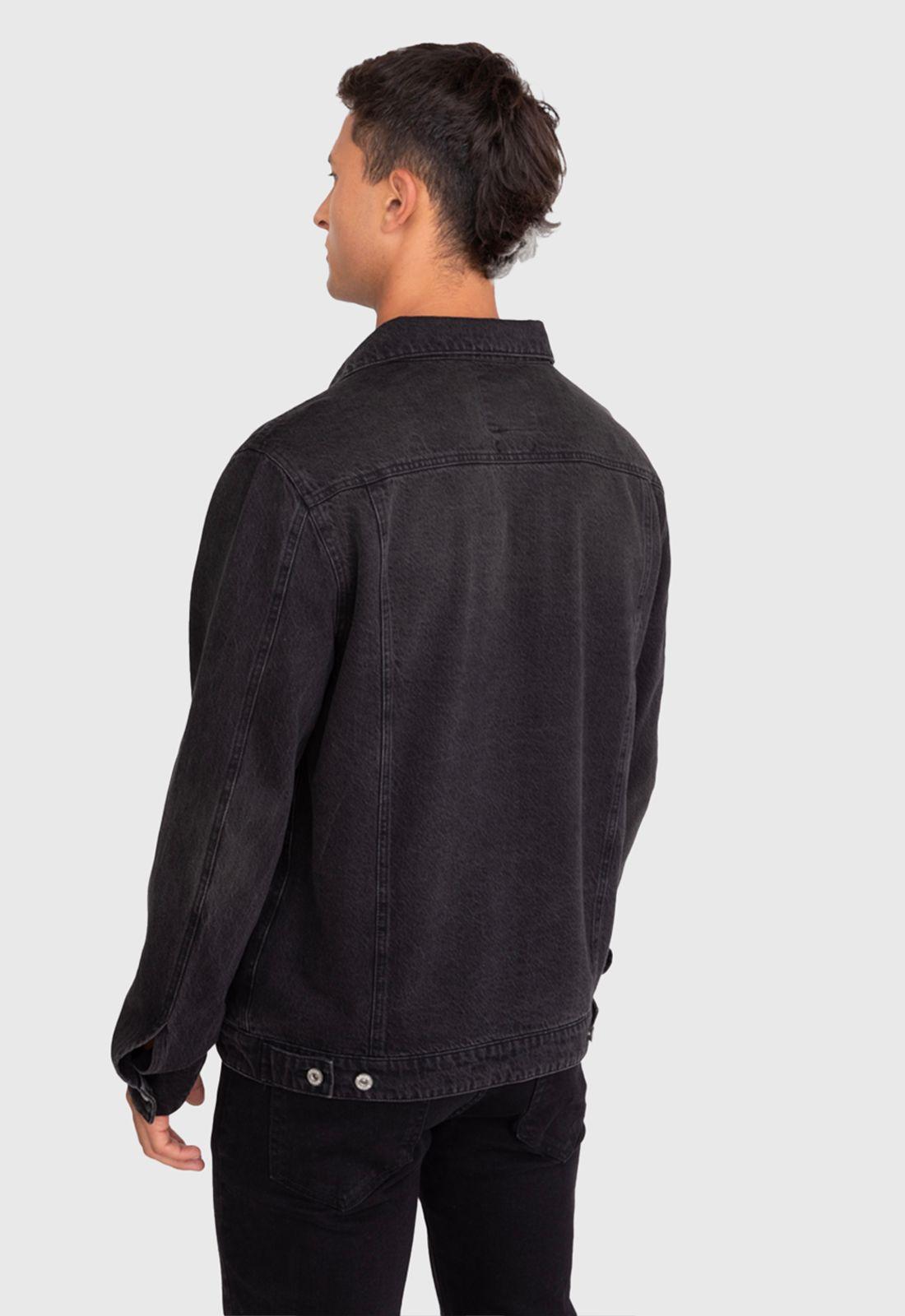 Chaqueta De Jeans Dark Black Bubba-1