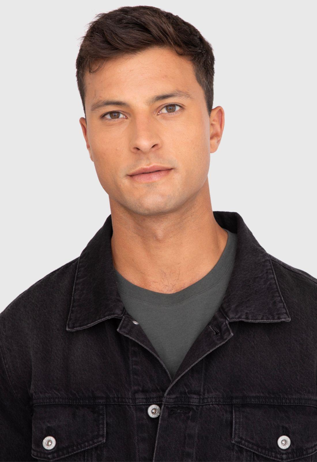 Chaqueta De Jeans Dark Black Bubba-2