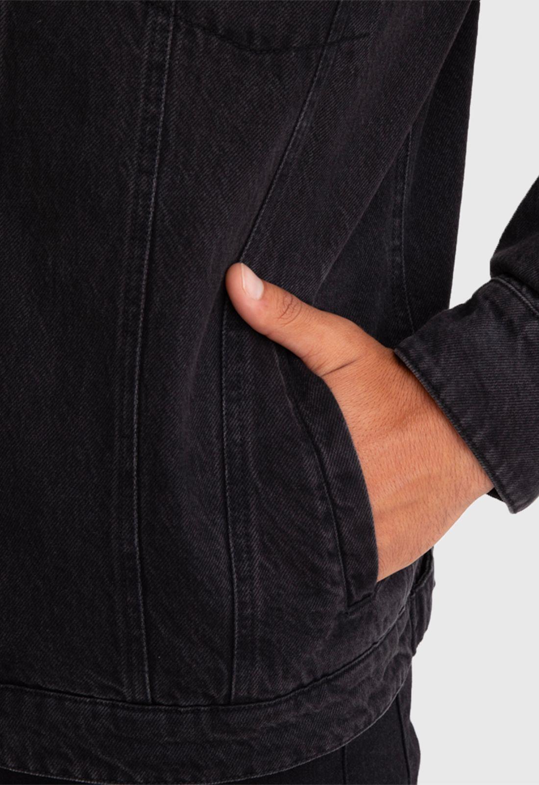 Chaqueta De Jeans Dark Black Bubba-3