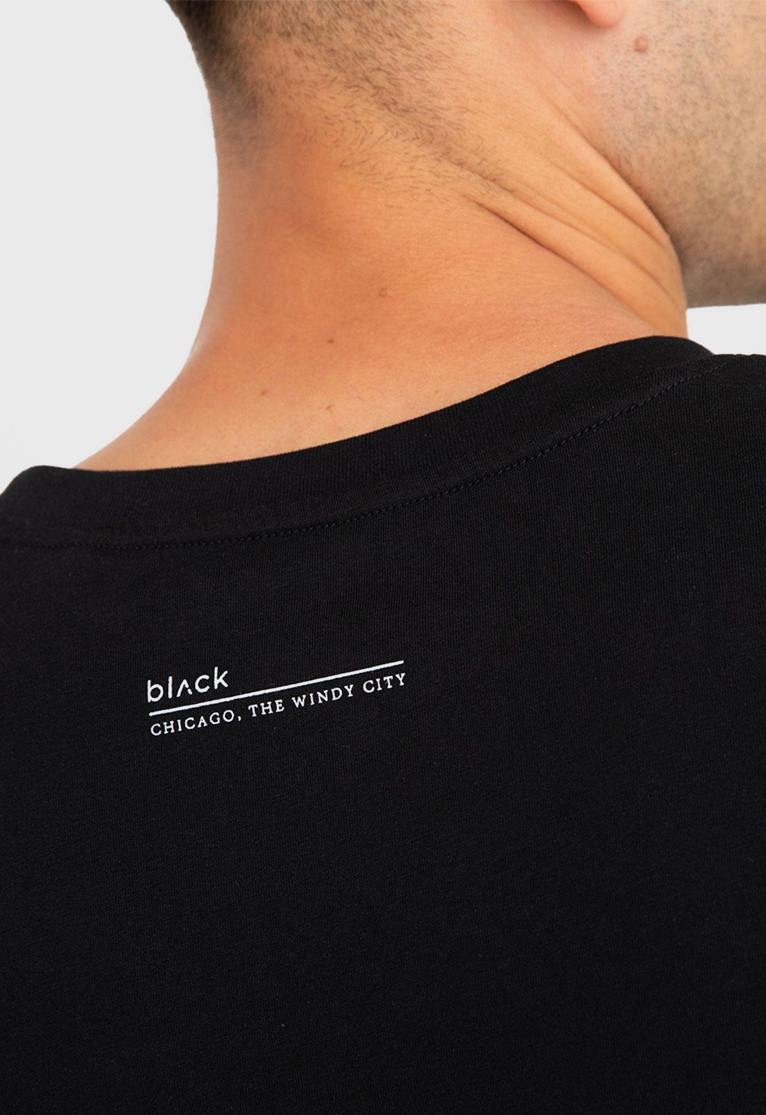 Polera On Tour Chicago Black Black Bubba-4