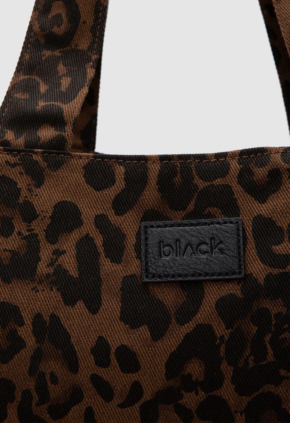 Tote Canvas Leo Black Bubba-4