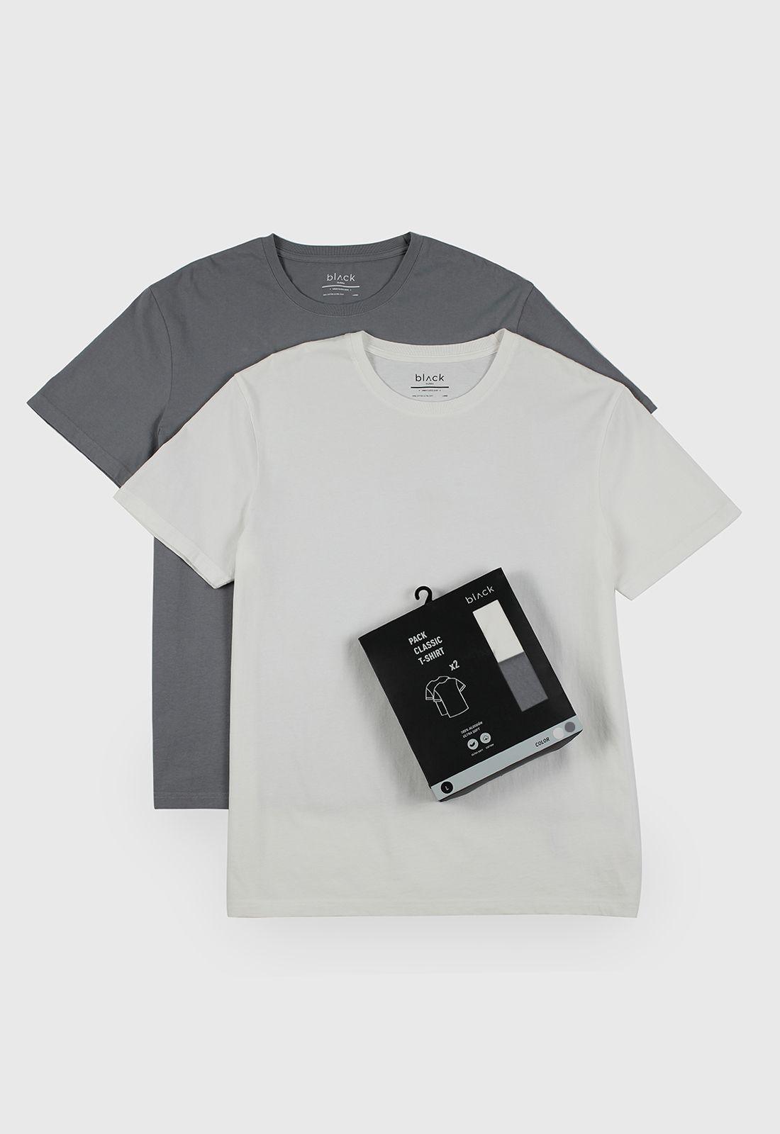 Set 2 Poleras White Black Bubba-0