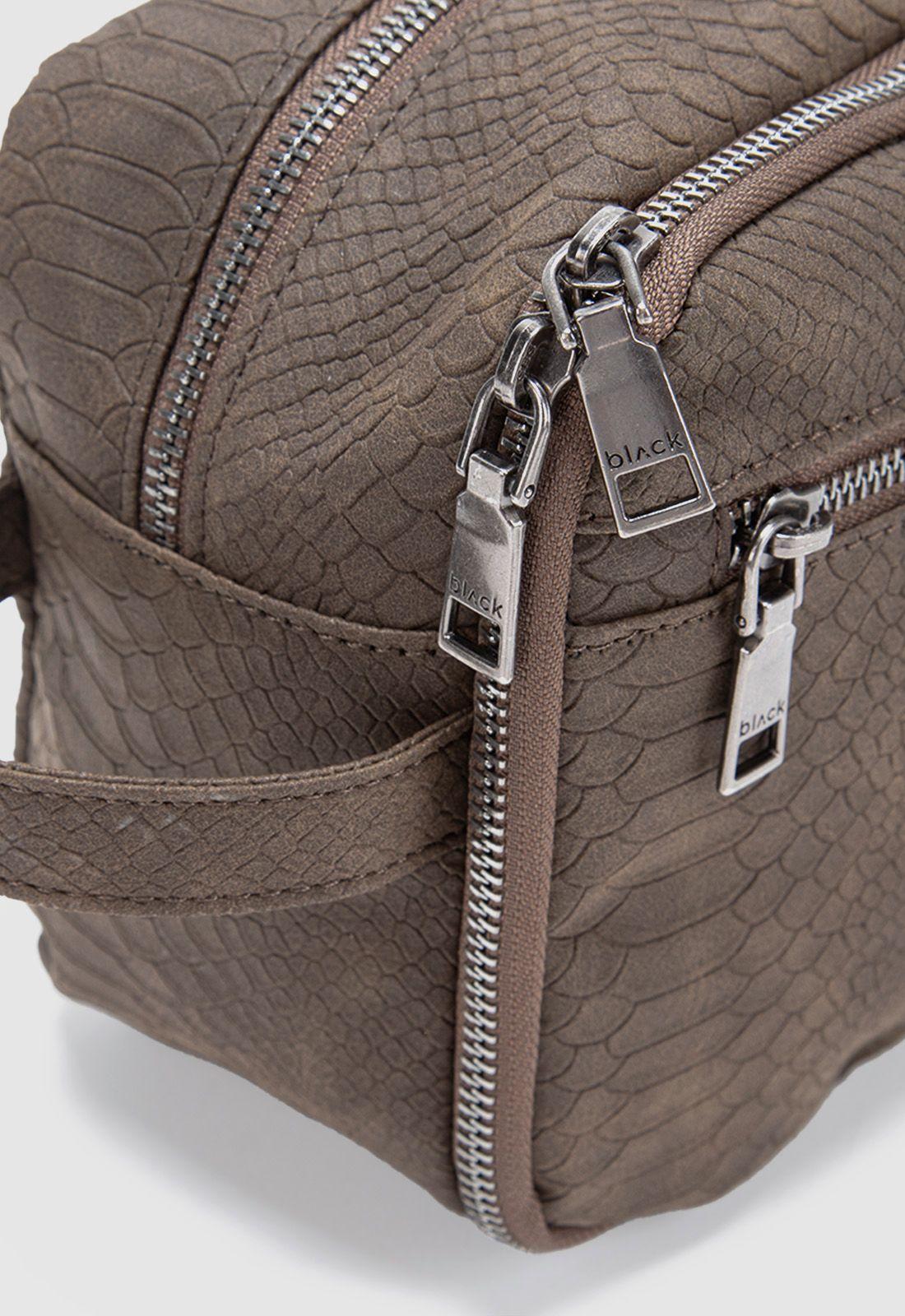 Neceser Snake Moka Black Bubba-4