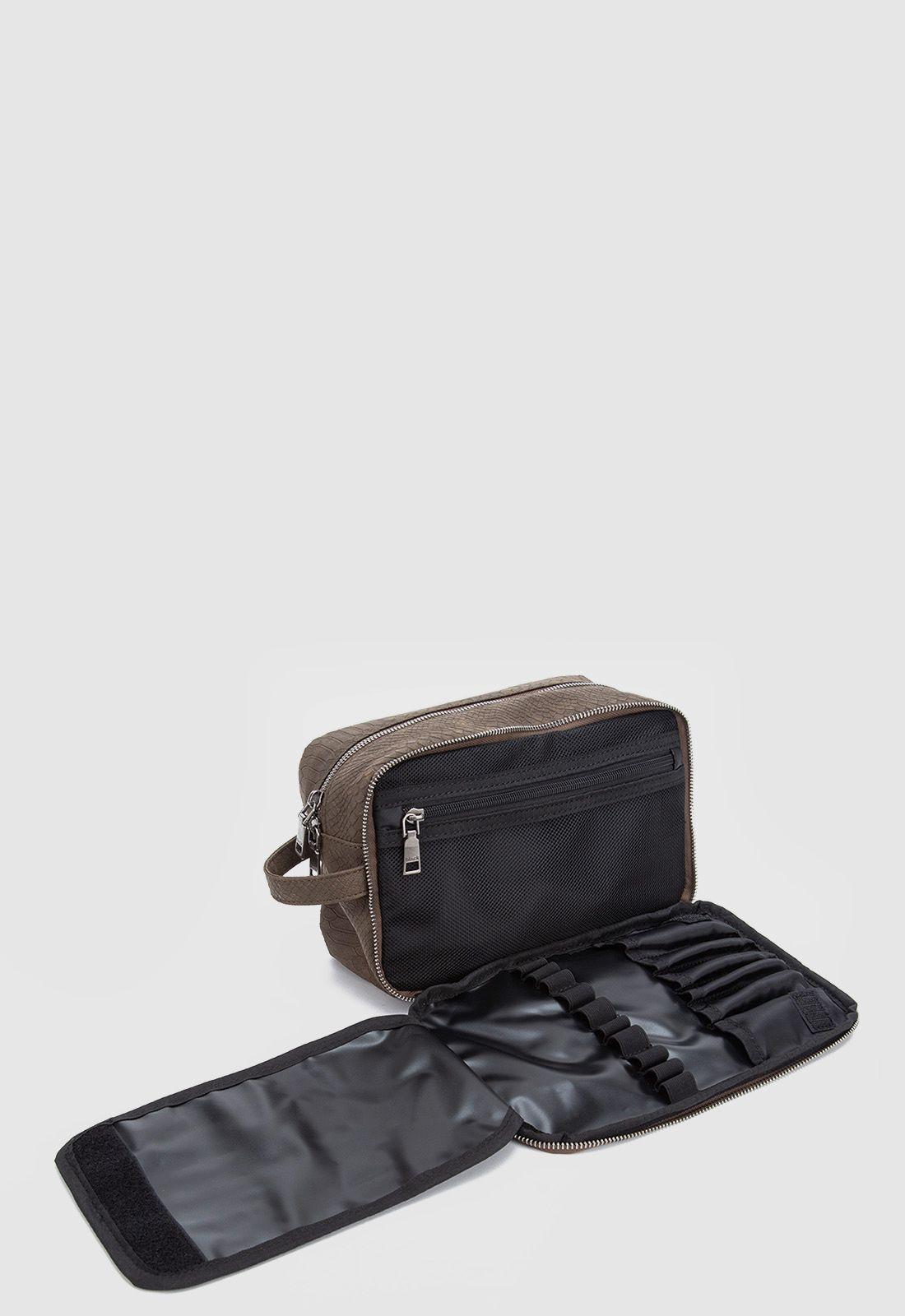 Neceser Snake Moka Black Bubba-7