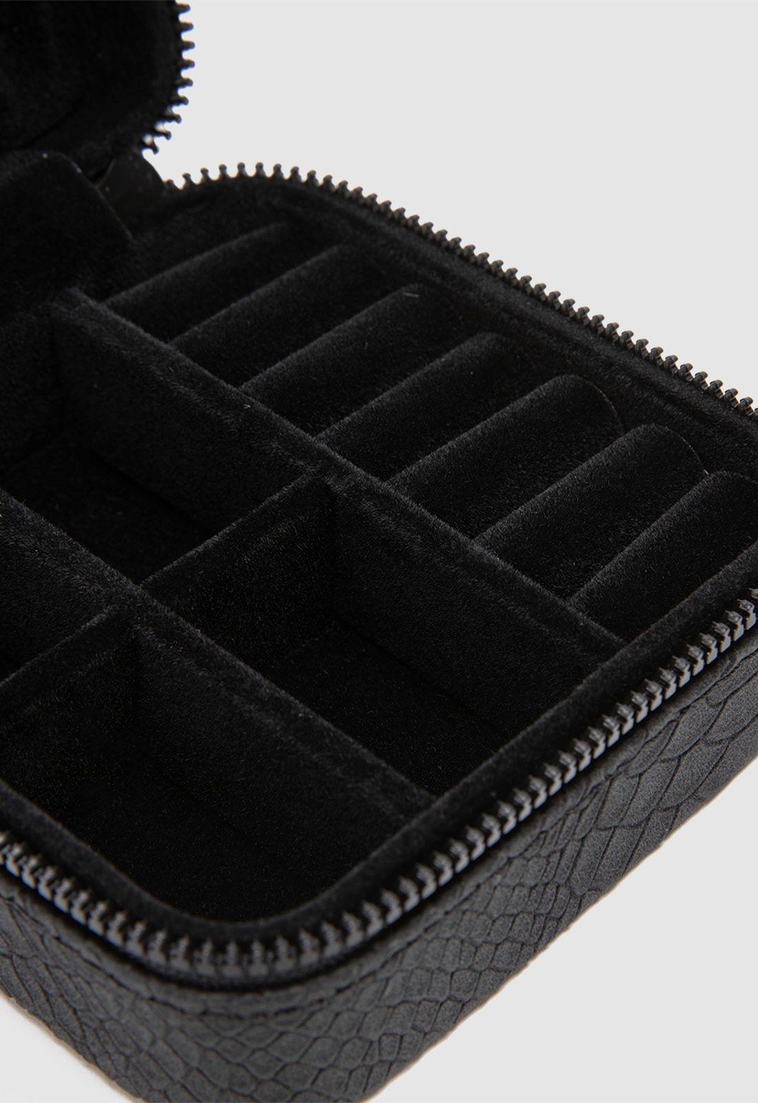 Jewerly Bag Snake Black Black Bubba-4