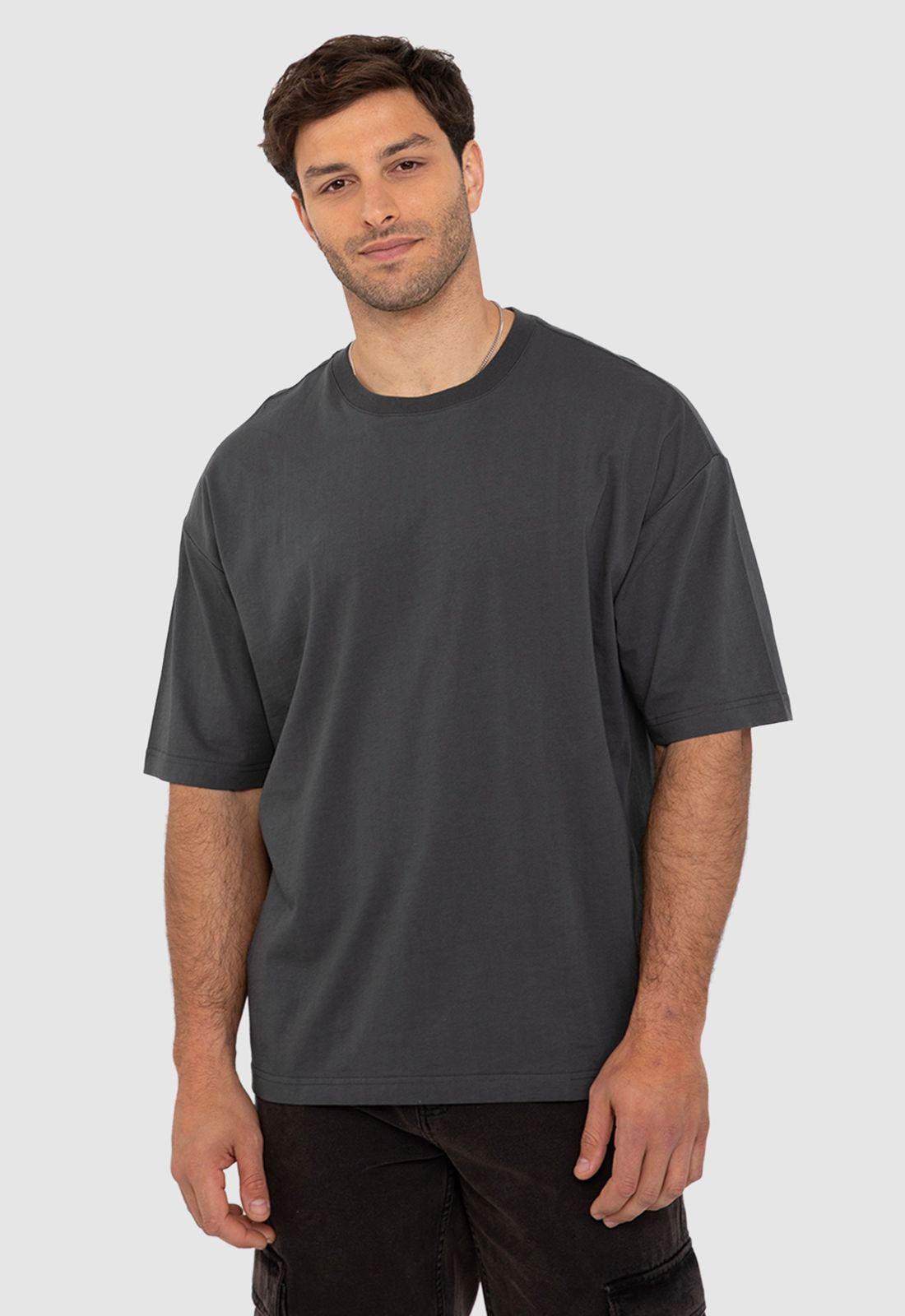 Polera Soho Statement Dark Grey Black Bubba-0