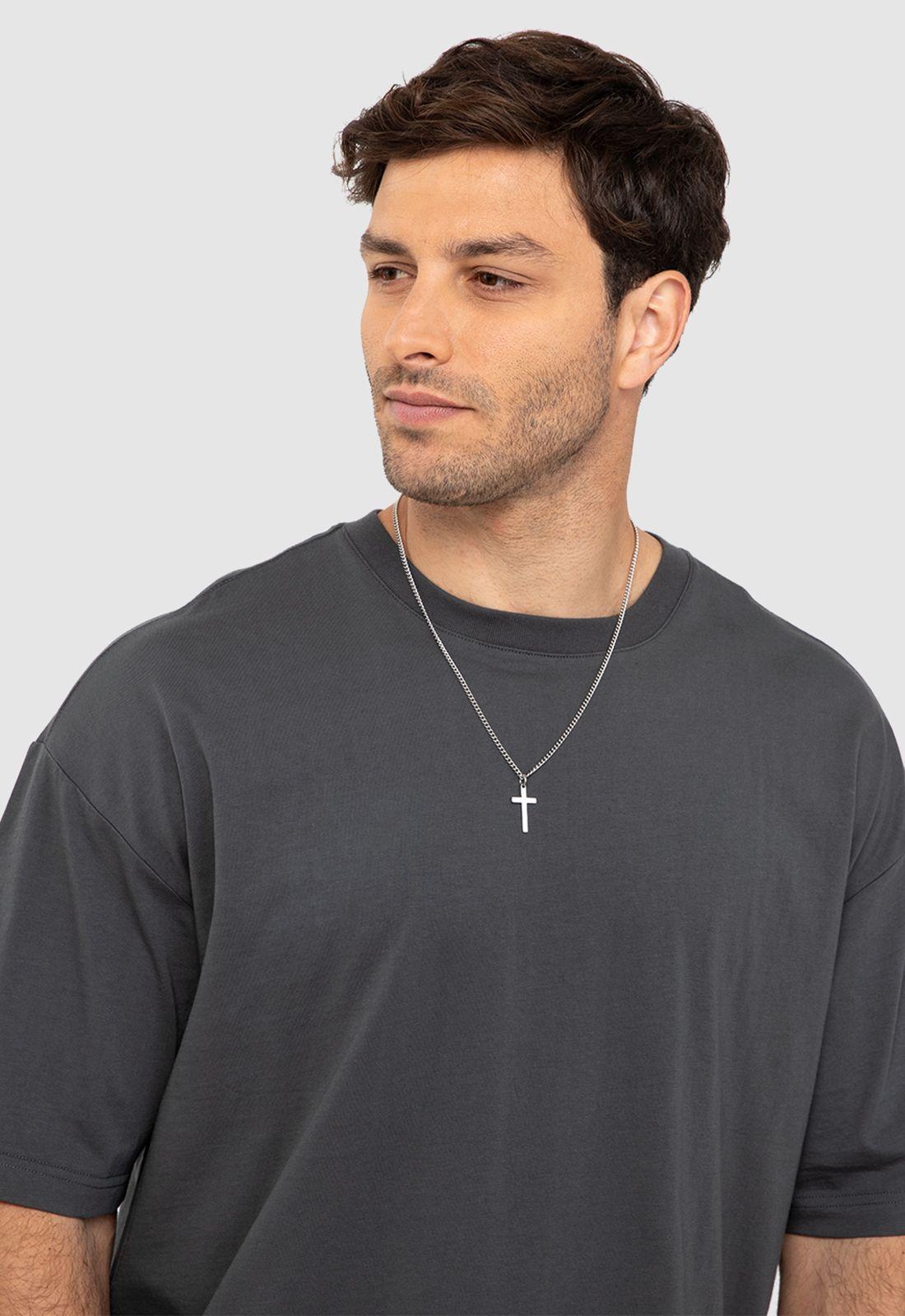 Polera Soho Statement Dark Grey Black Bubba-3