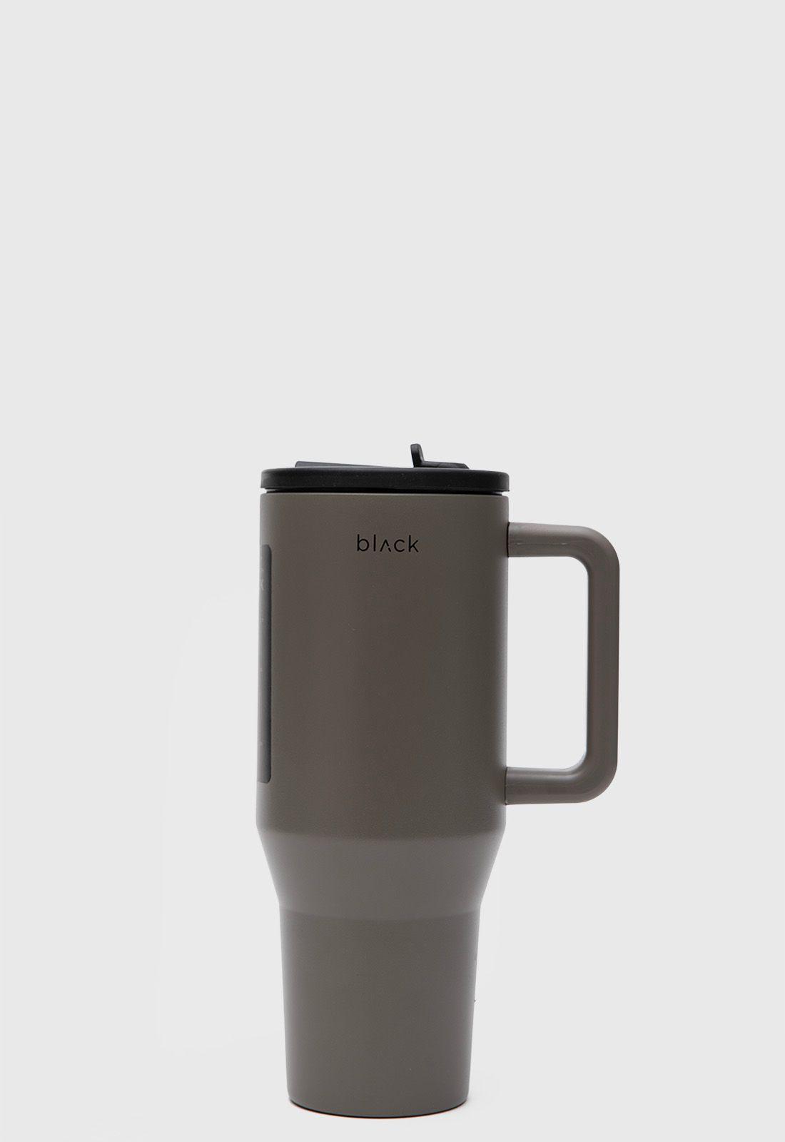 Straw Mug Smoke Black Bubba-0