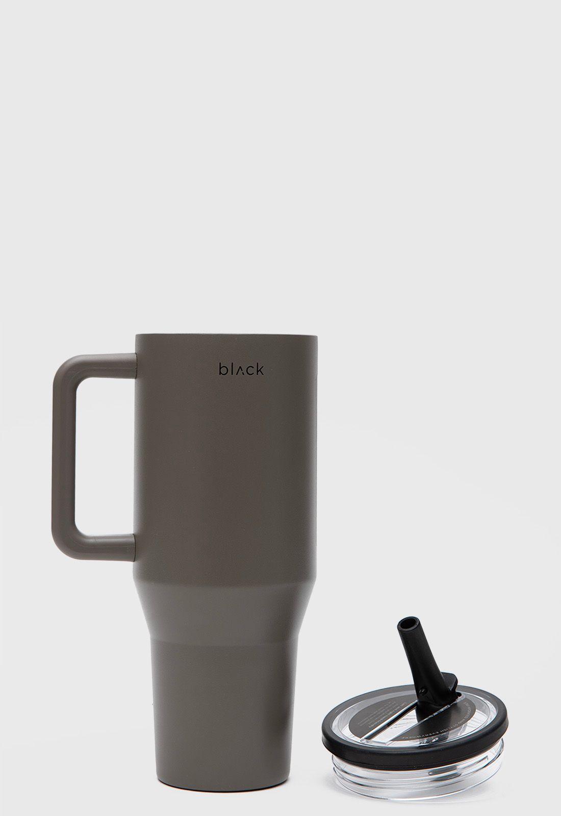 Straw Mug Smoke Black Bubba-1