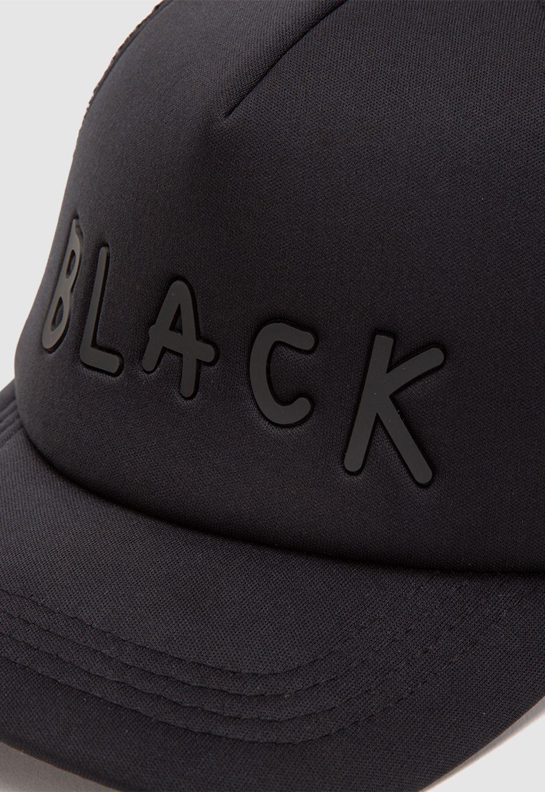 Jockey Trucker Sketch Black Black Bubba-4