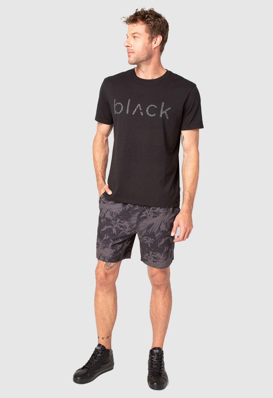 Short Active Duo Palms Black Bubba-2