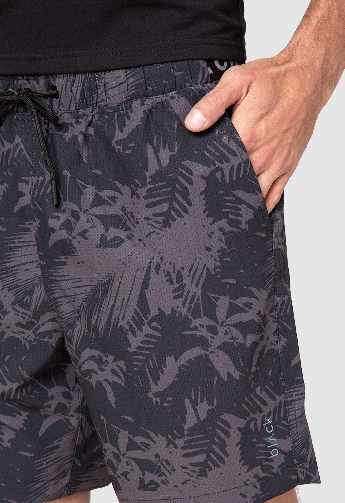 Short Active Duo Palms Black Bubba-3