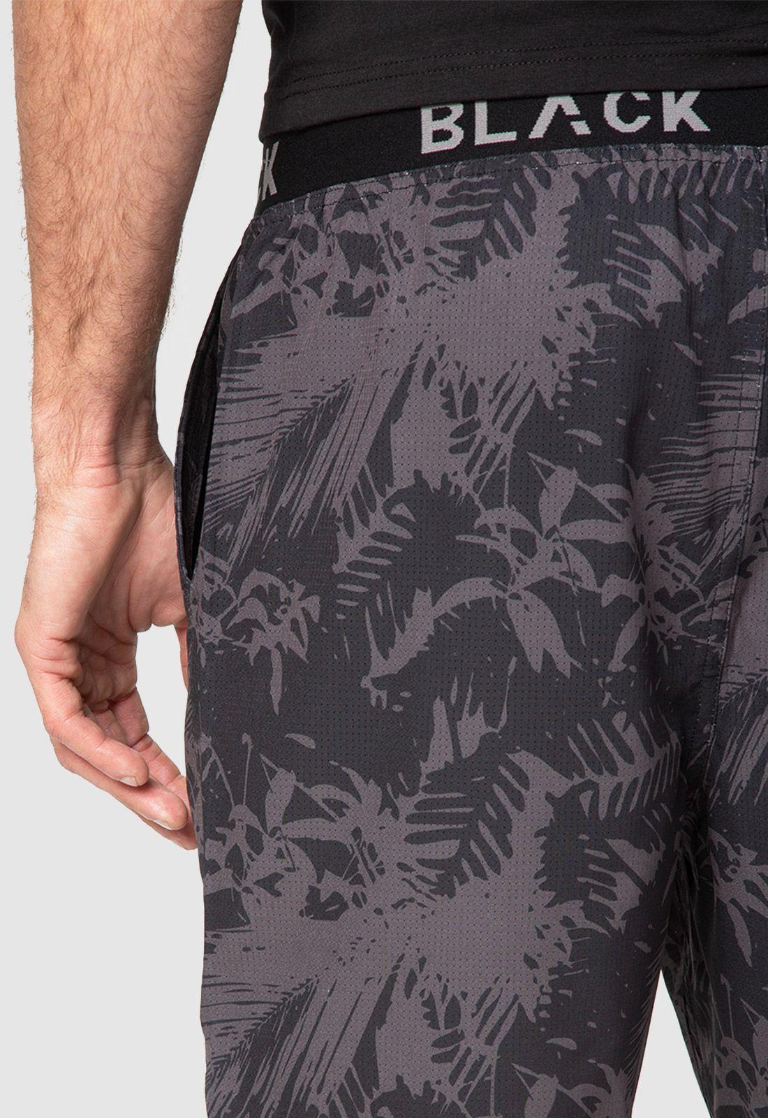 Short Active Duo Palms Black Bubba-4