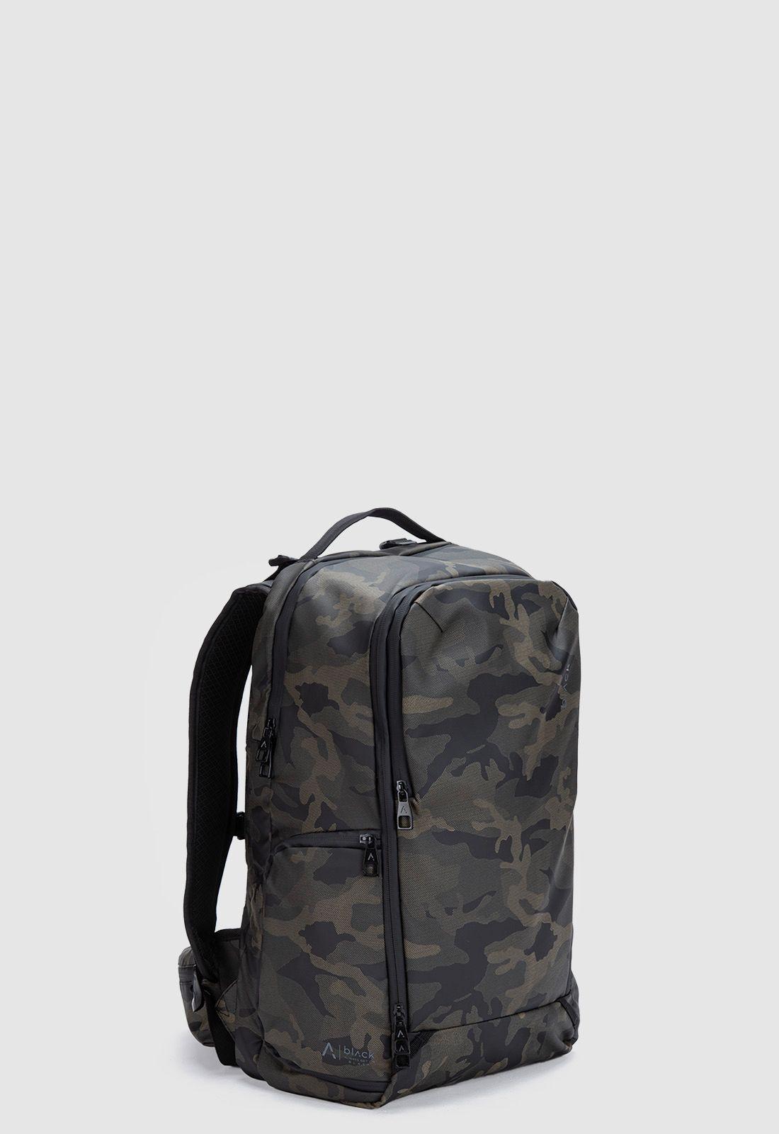 Mochila Travel Wolf Camo Black Bubba-3