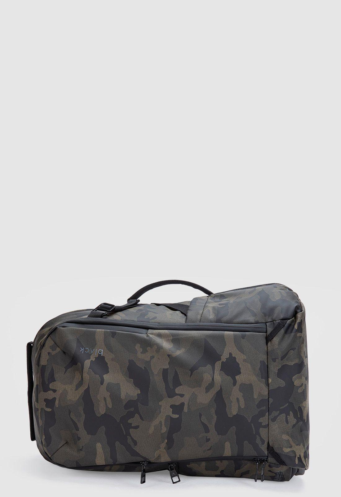 Mochila Travel Wolf Camo Black Bubba-7