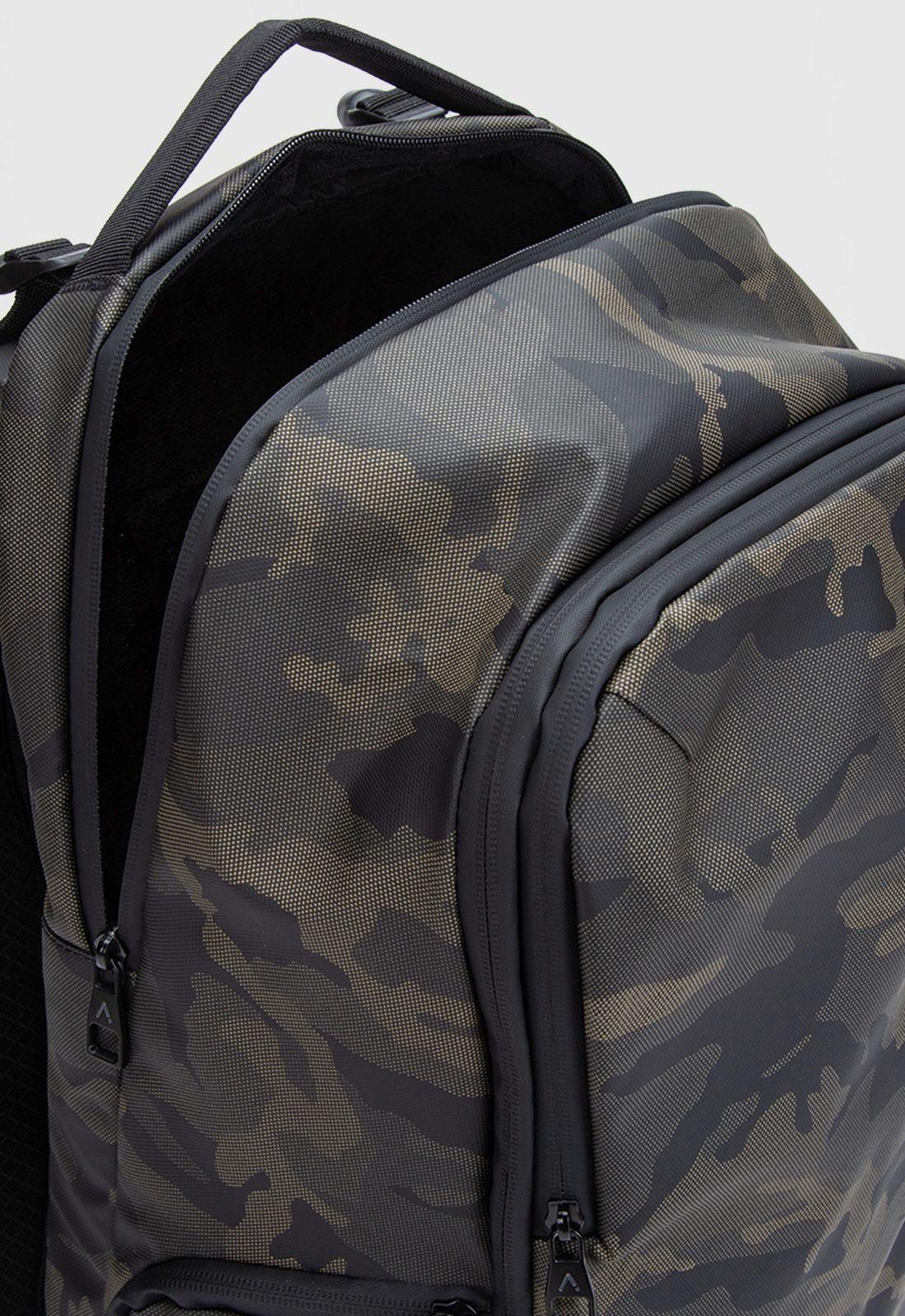 Mochila Travel Wolf Camo Black Bubba-8