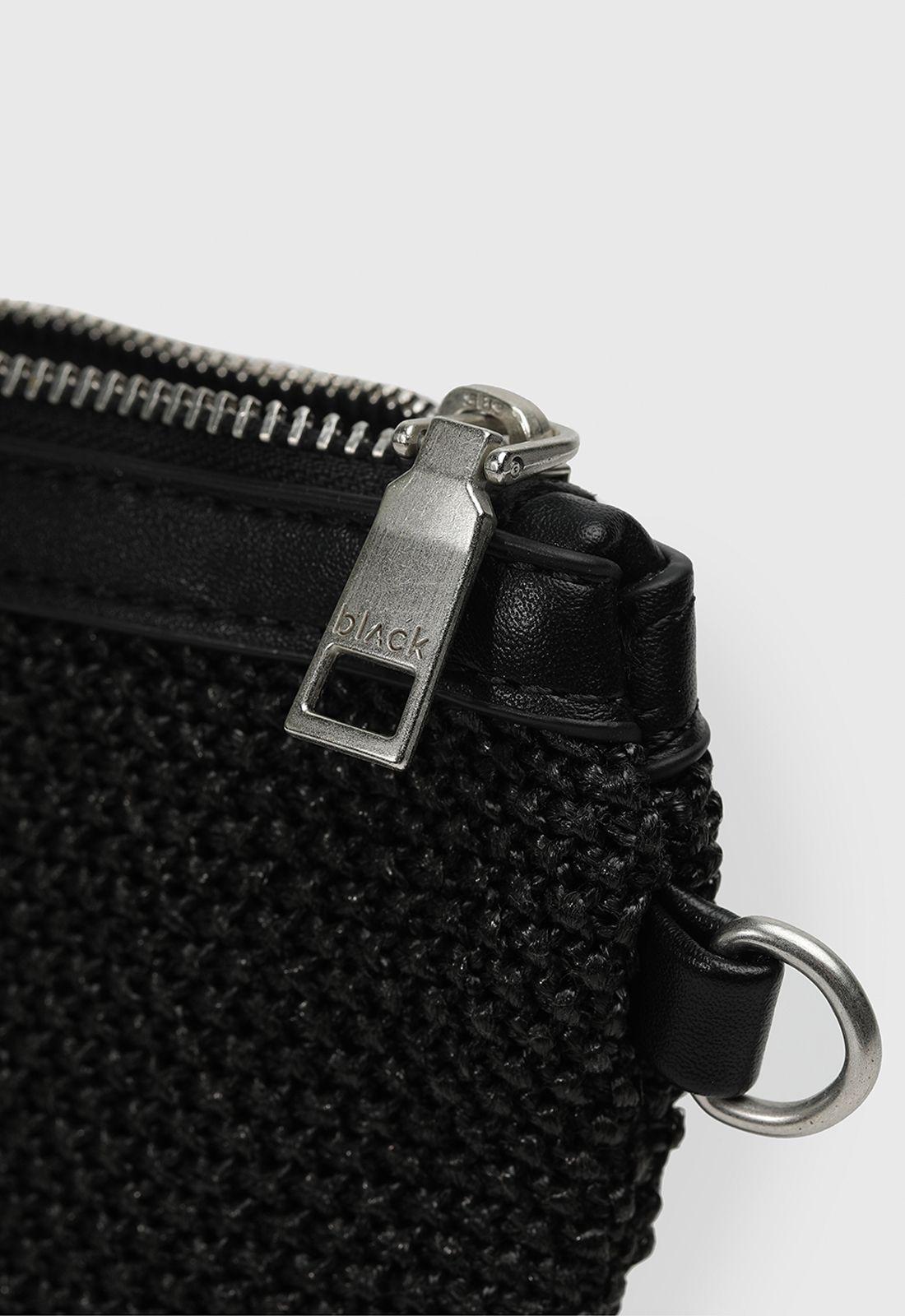 Cartera Clutch Fisher Black Black Bubba-3