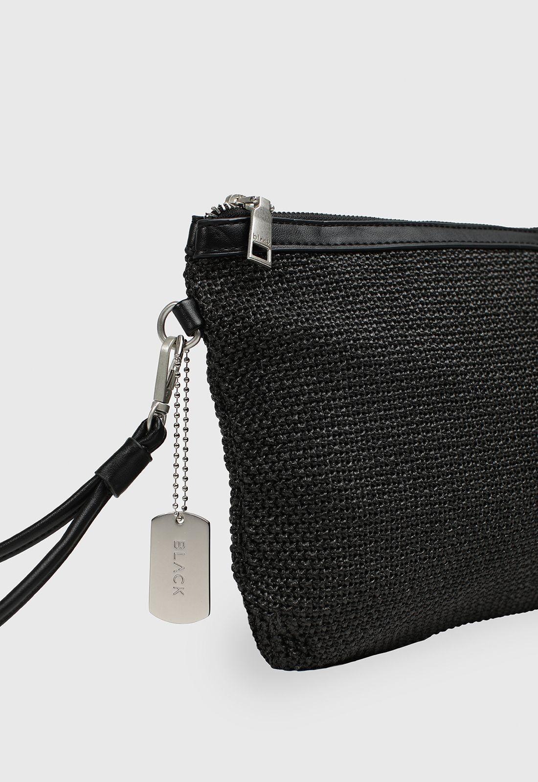 Cartera Clutch Fisher Black Black Bubba-4