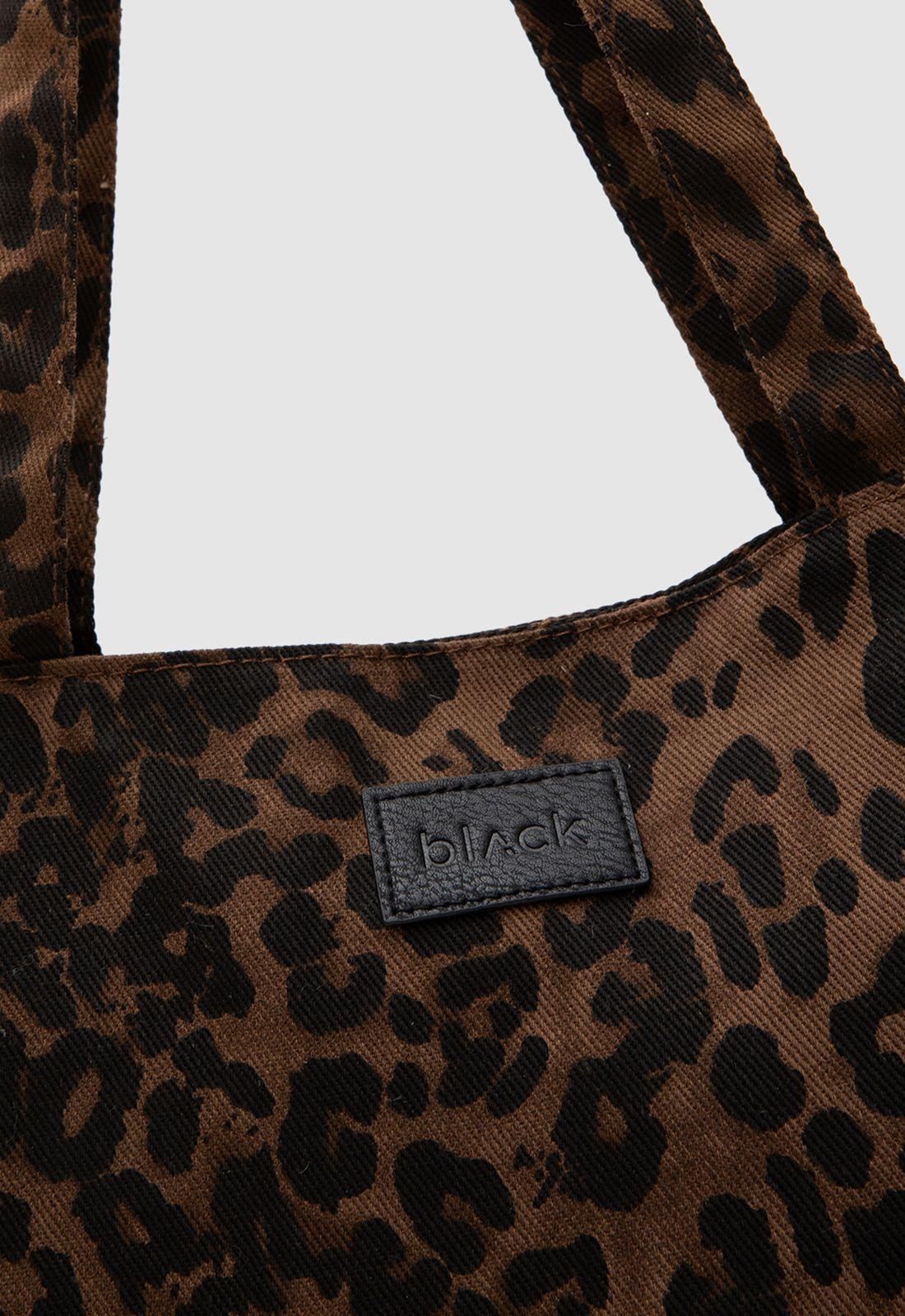 Tote Basic Canvas Leo Black Bubba-5