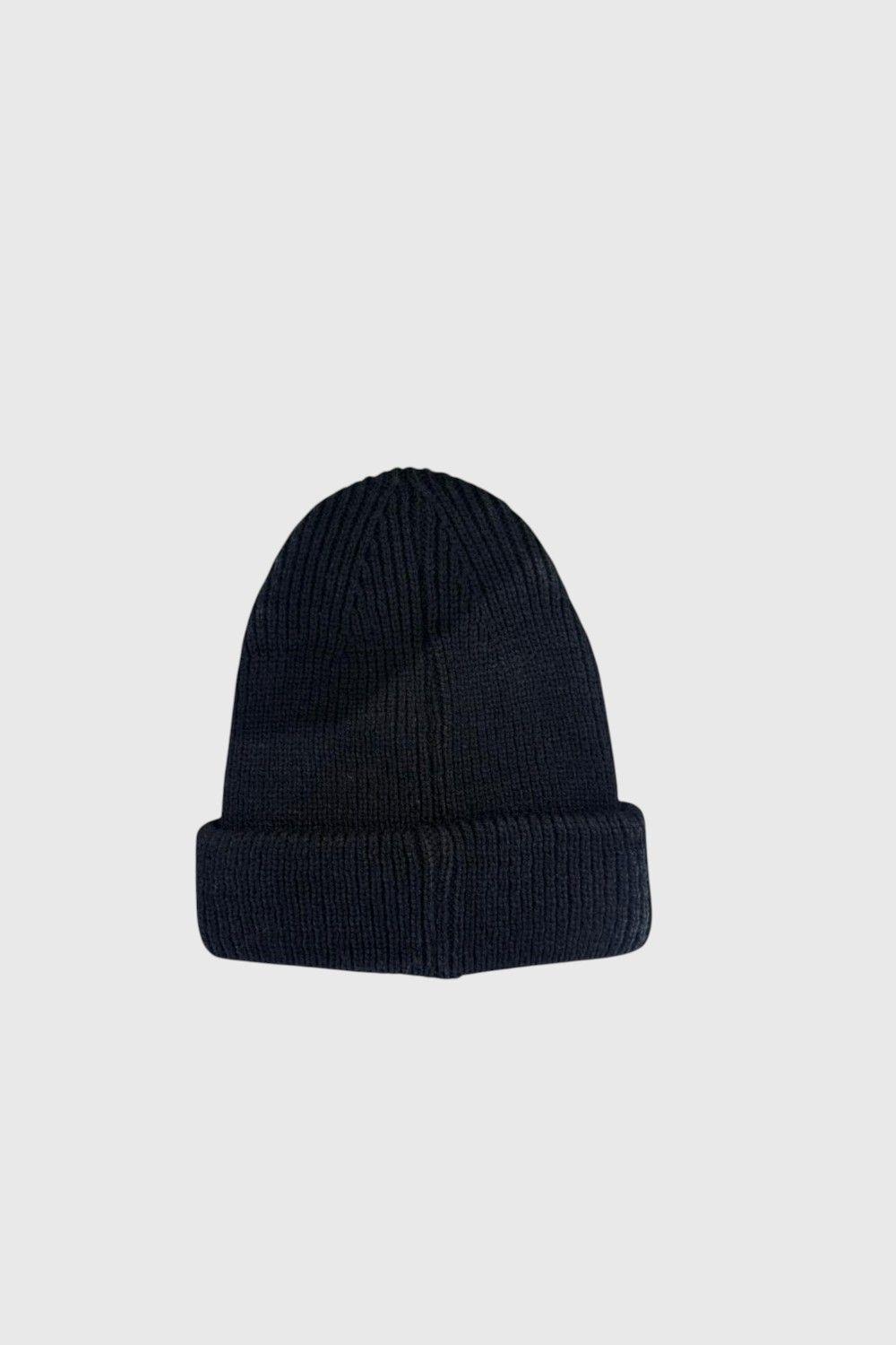Beanie Logo Black Black Bubba-2