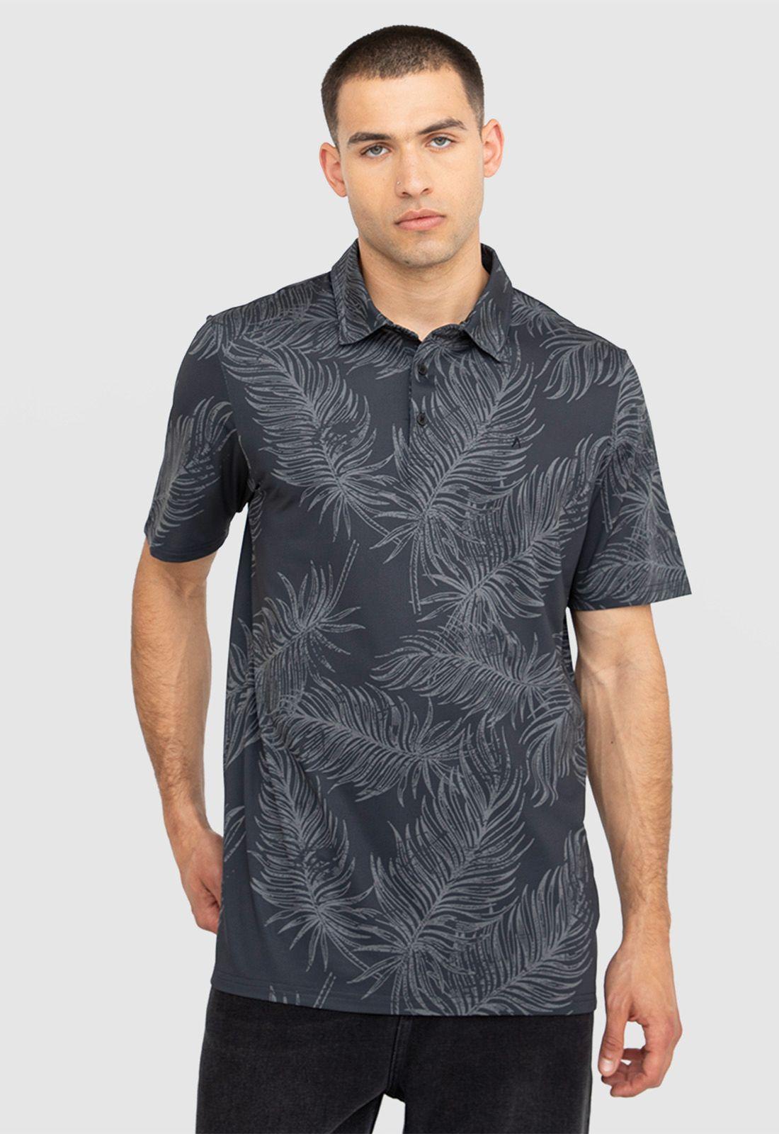 Polera Golf Dark Black Bubba-0