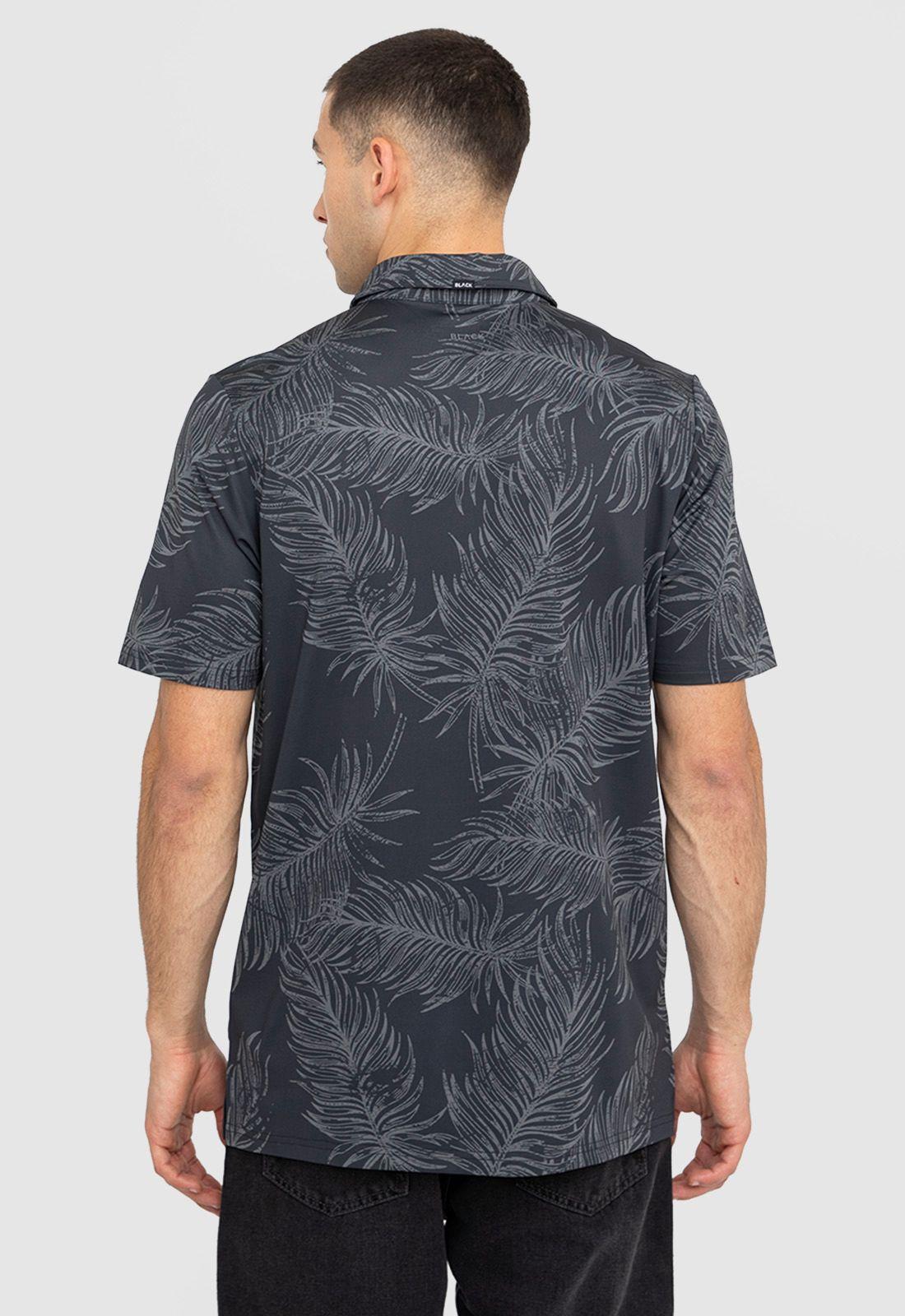 Polera Golf Dark Black Bubba-1