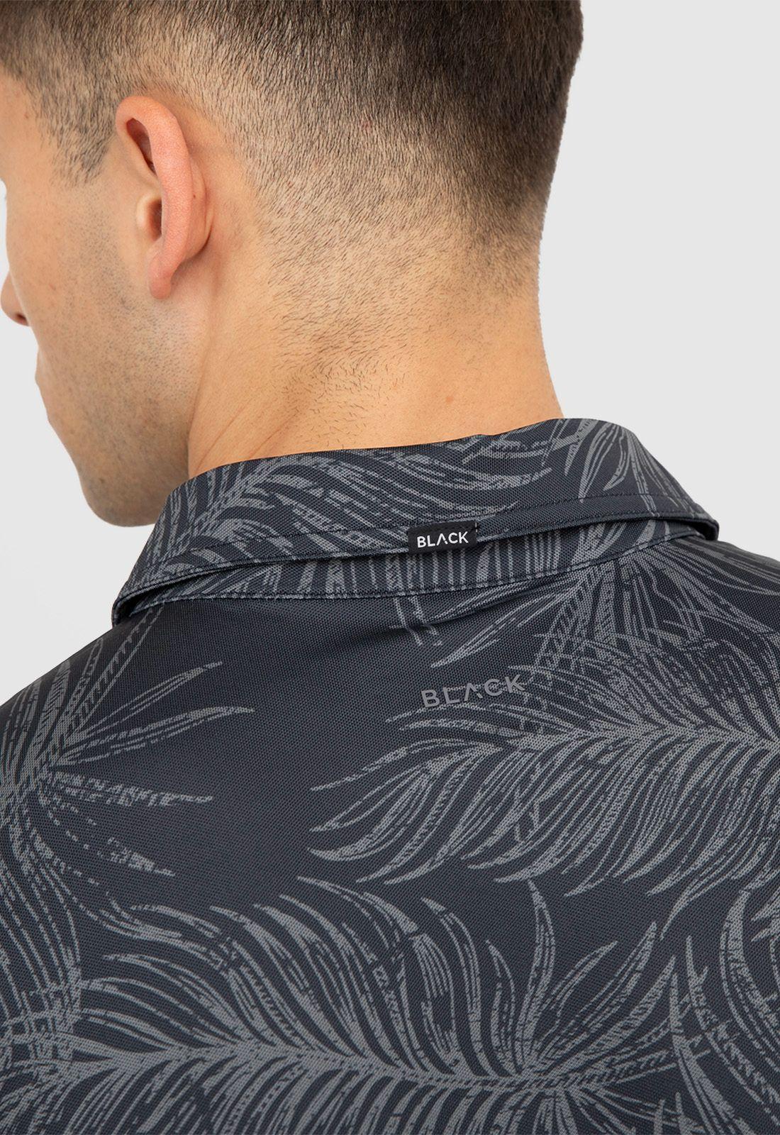 Polera Golf Dark Black Bubba-2