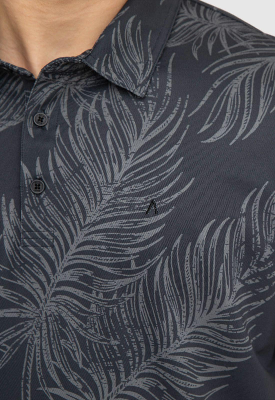 Polera Golf Dark Black Bubba-4