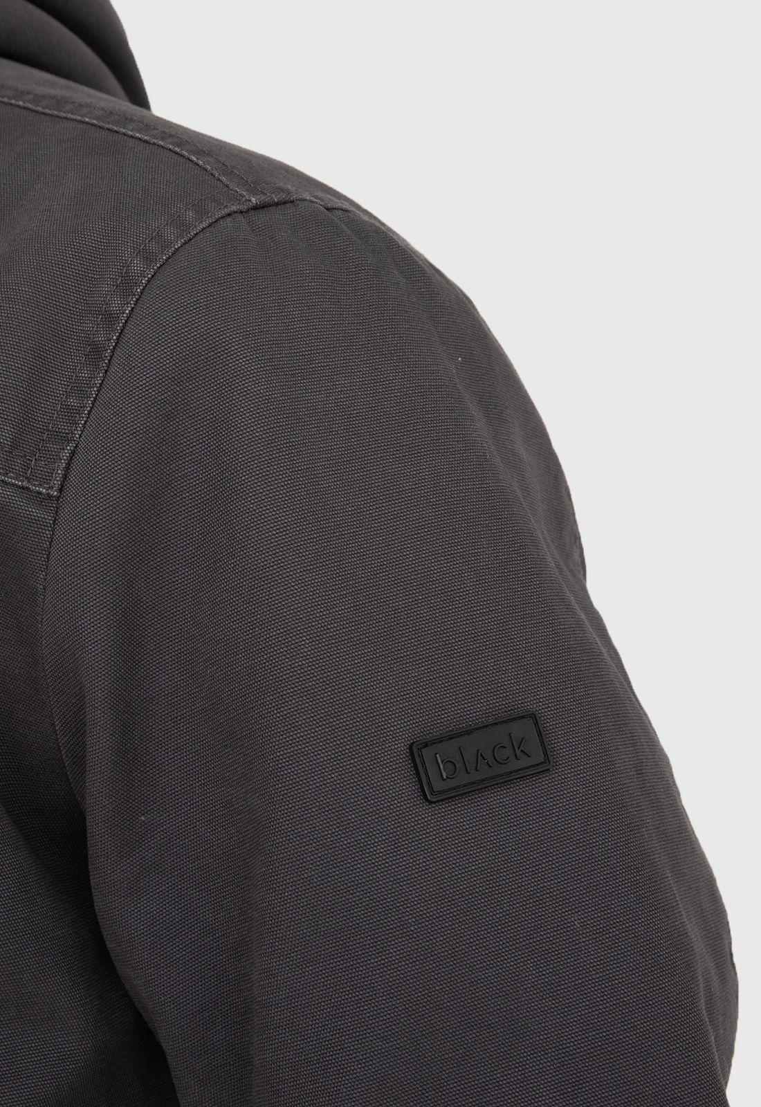 Chaqueta Canvas Gris Black Bubba-4