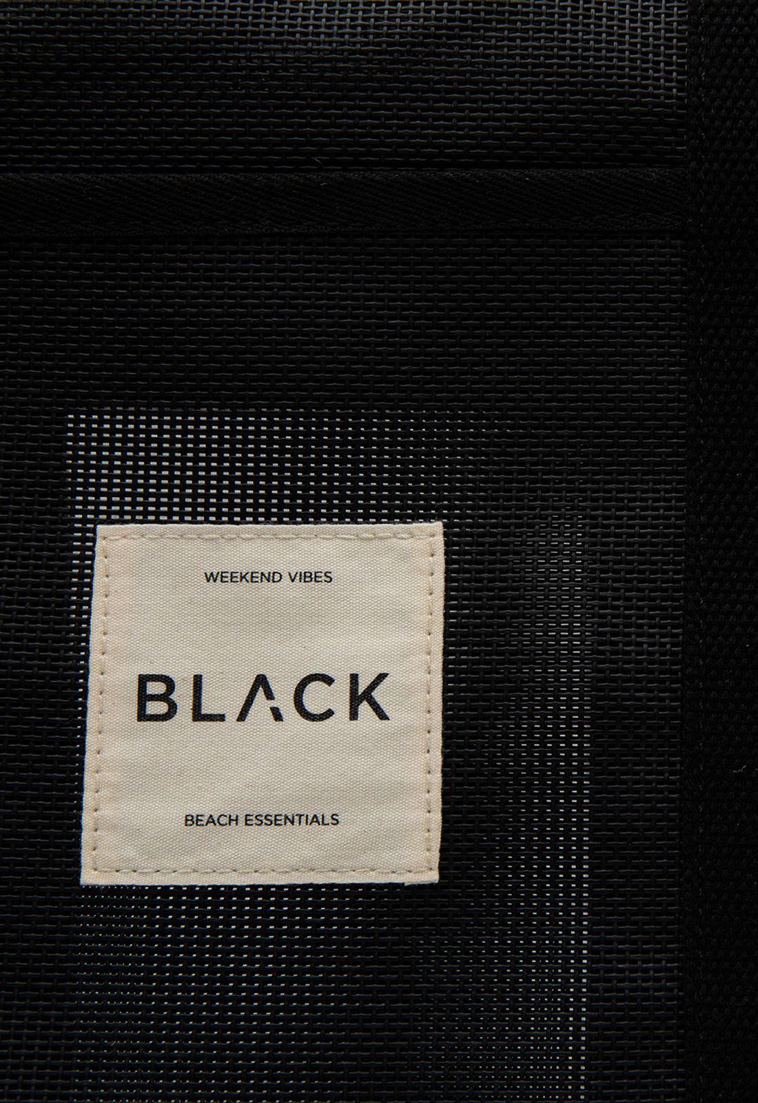 Tote Mesh Black Black Bubba-2