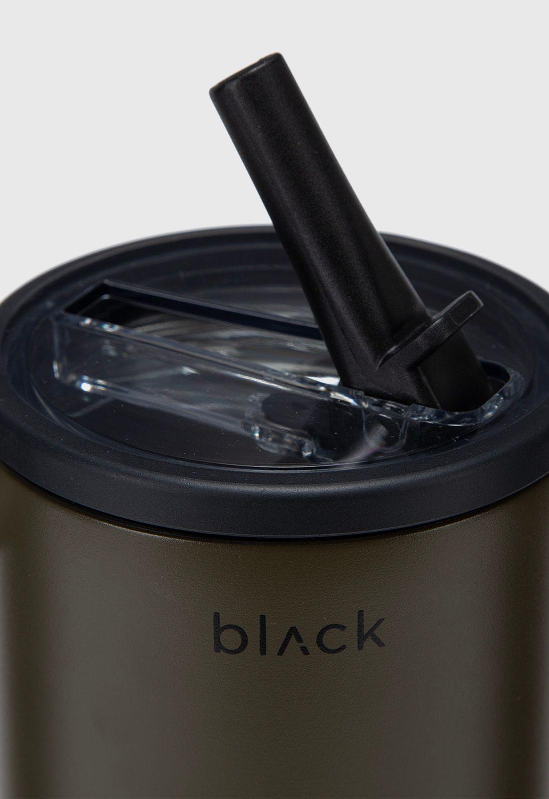 Straw Mug Moss Black Bubba-3