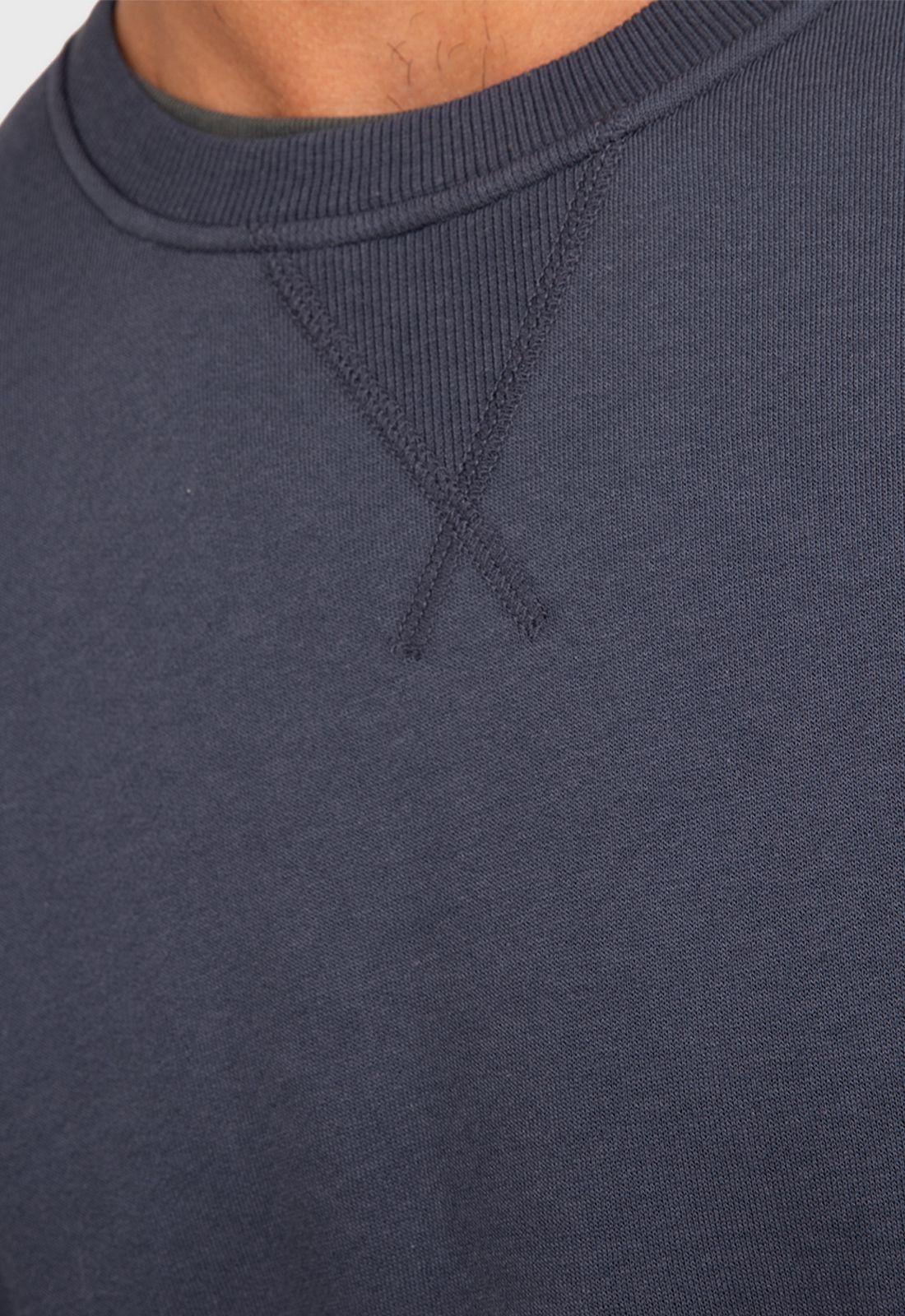 Poleron Crewneck Stone Black Bubba-2