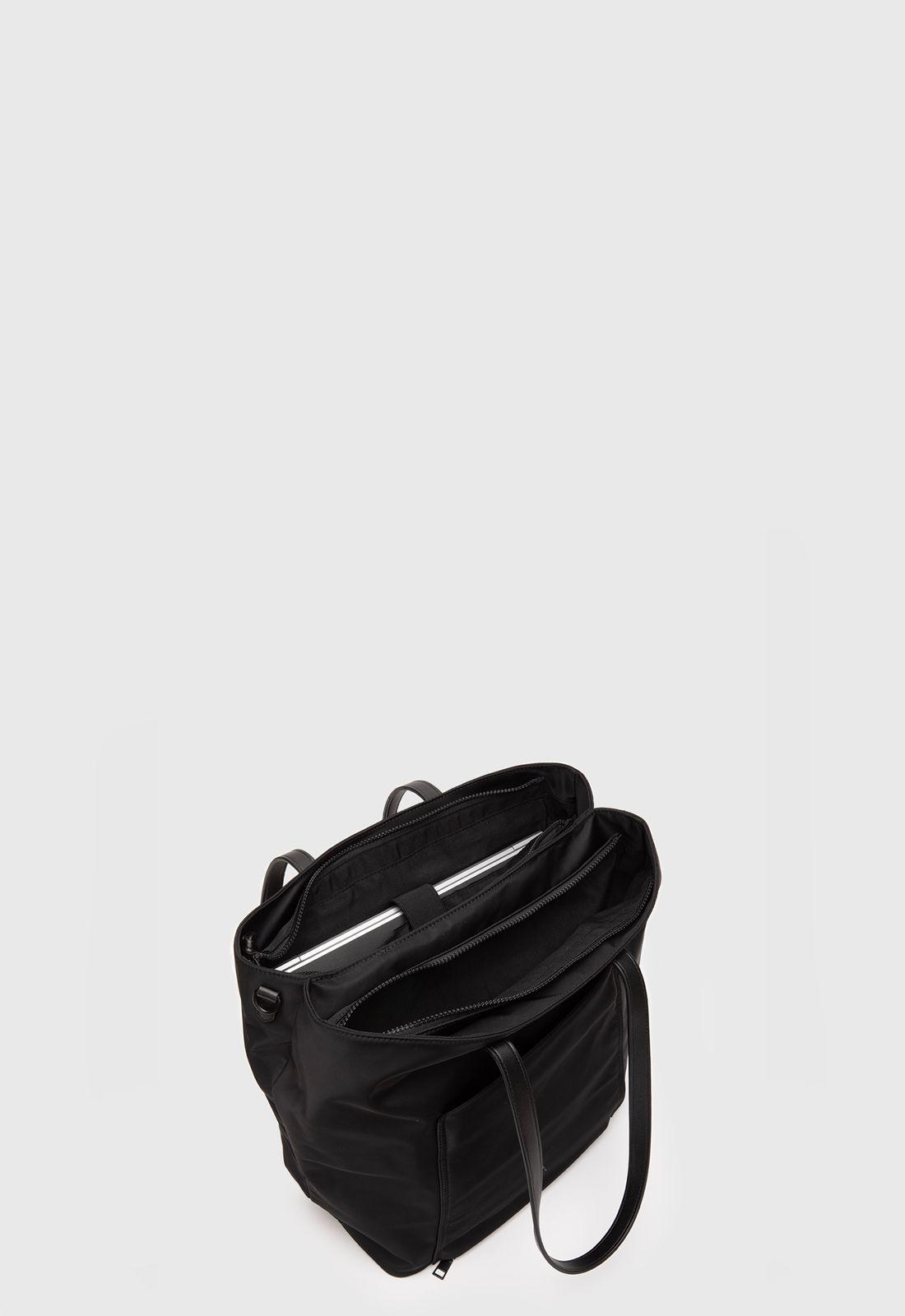 Bolso Tote Boston Black Black Bubba-2