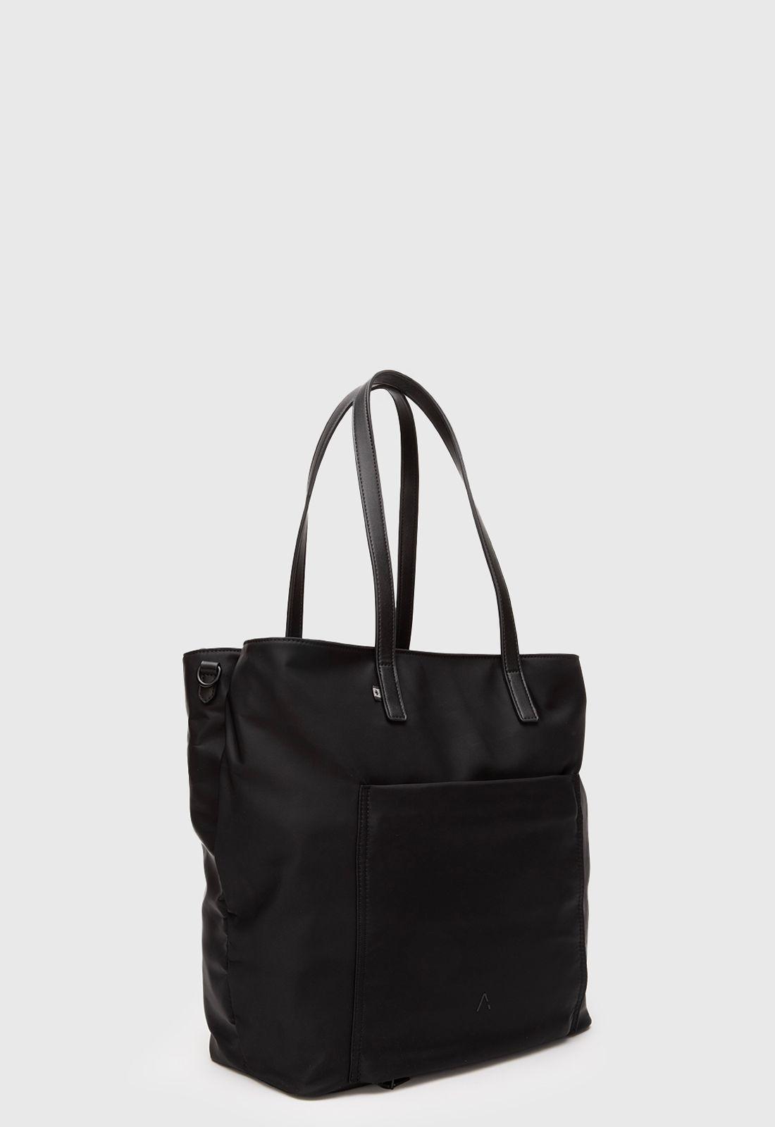 Bolso Tote Boston Black Black Bubba-3