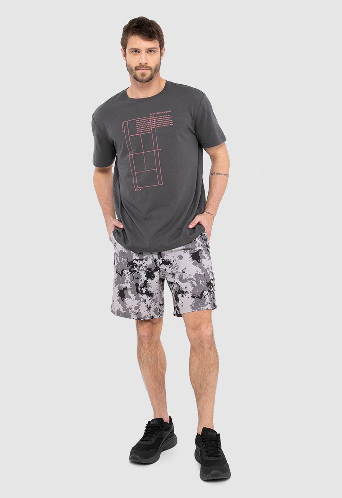 Short Performance Stains Black Bubba-6